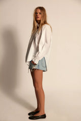 Citizens of Humanity Loretta Oversized Ruffle Shirt