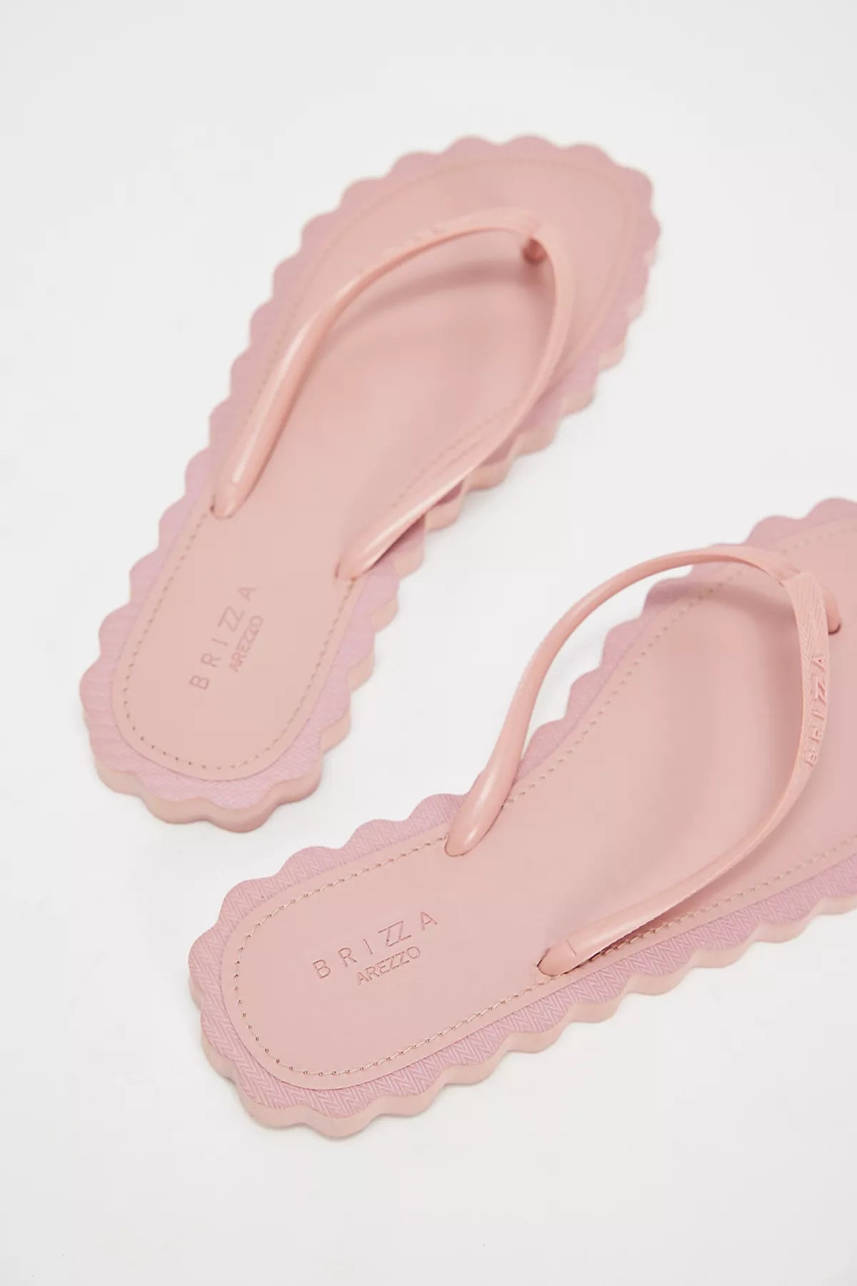 Cookie Cutter Scalloped Flip Flops