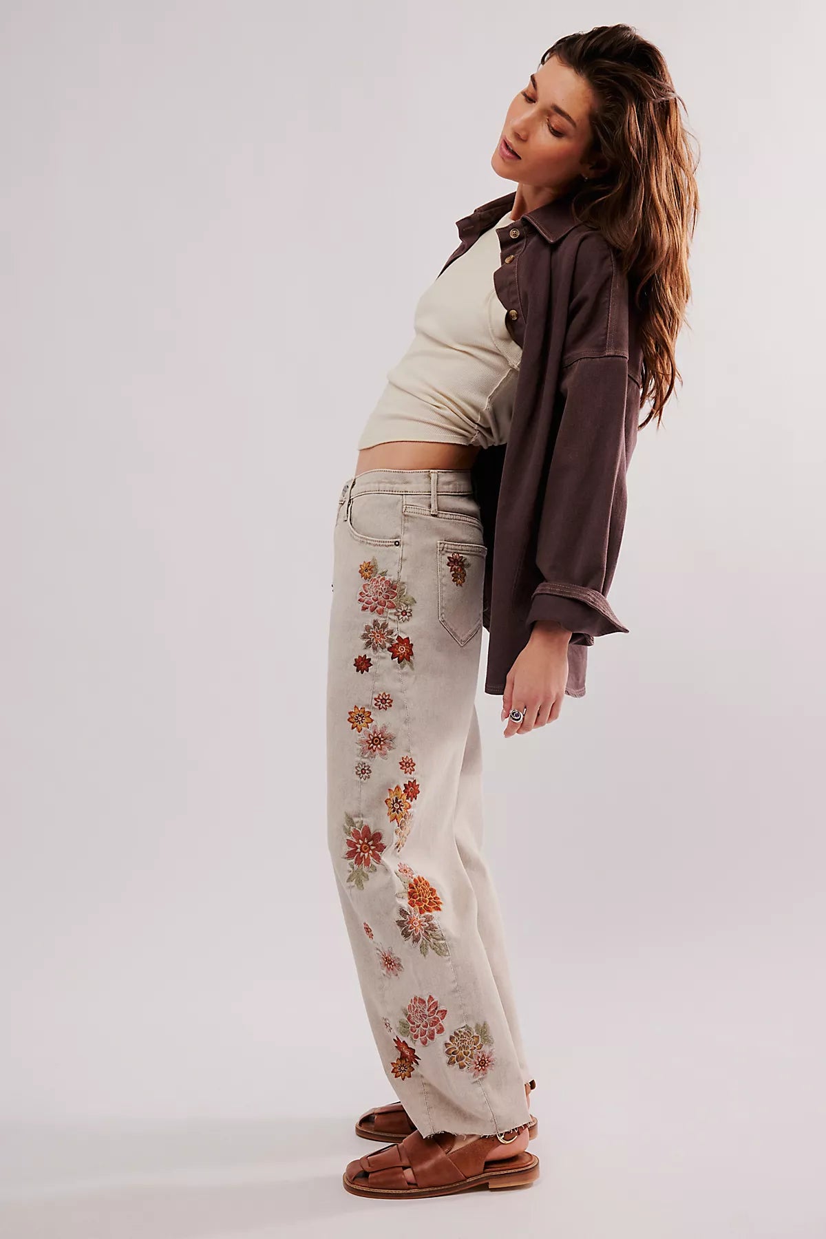 Driftwood Parker Embroidered Jeans