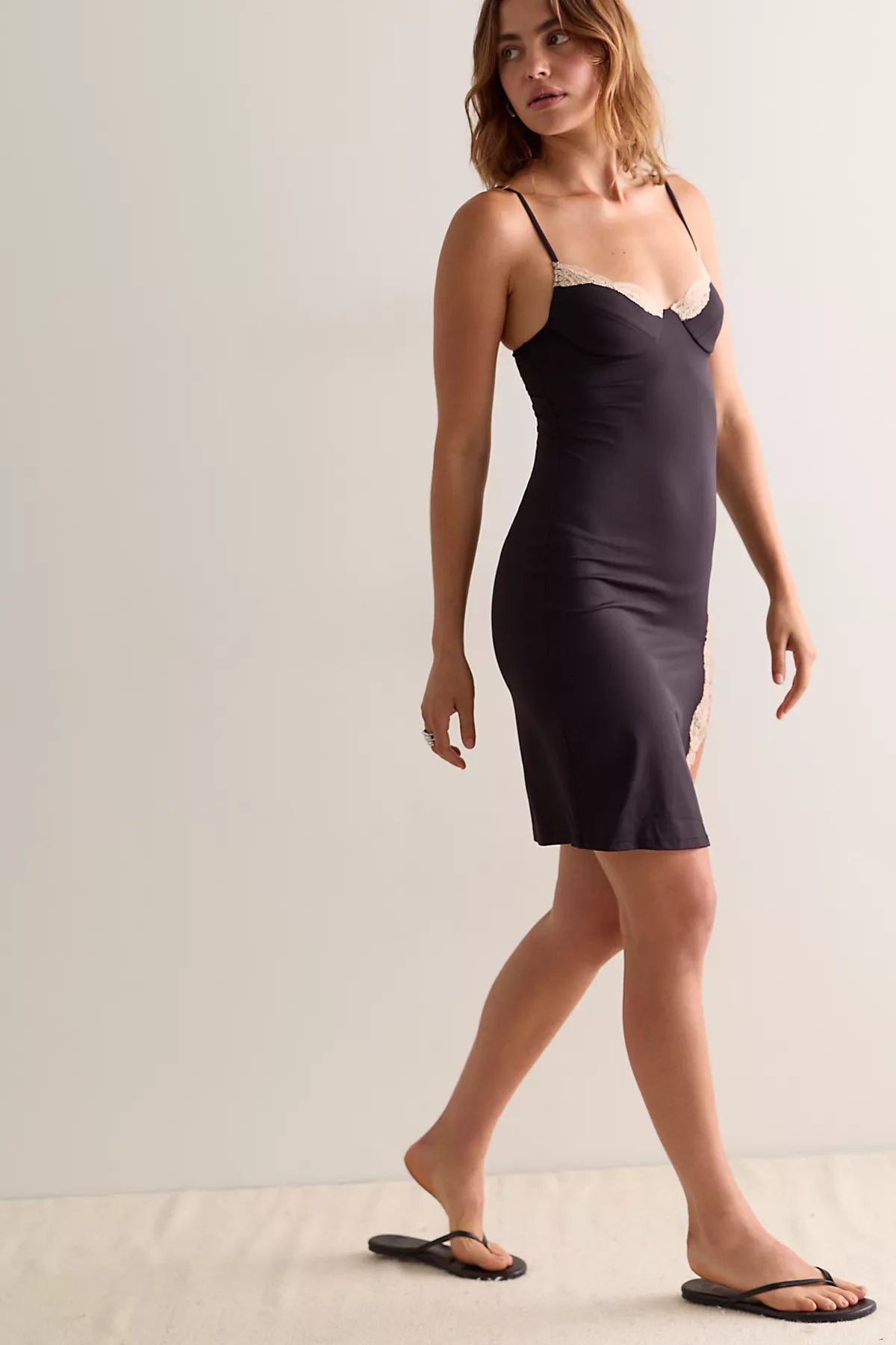 Only Hearts Rose Underwire Mini Slip Dress