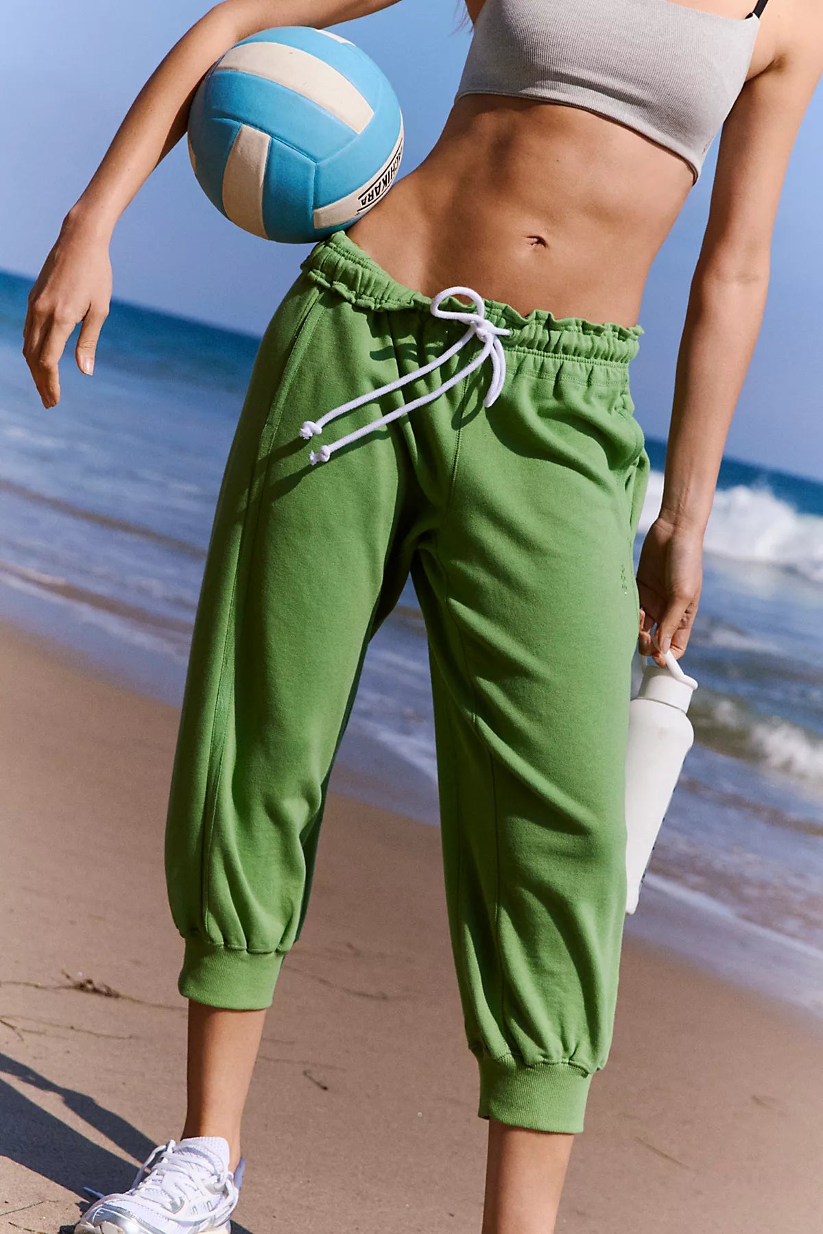 Flutter Cropped Joggers