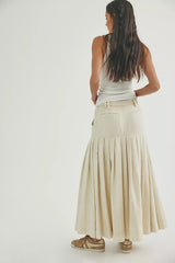53rd Street Chino Maxi Skirt