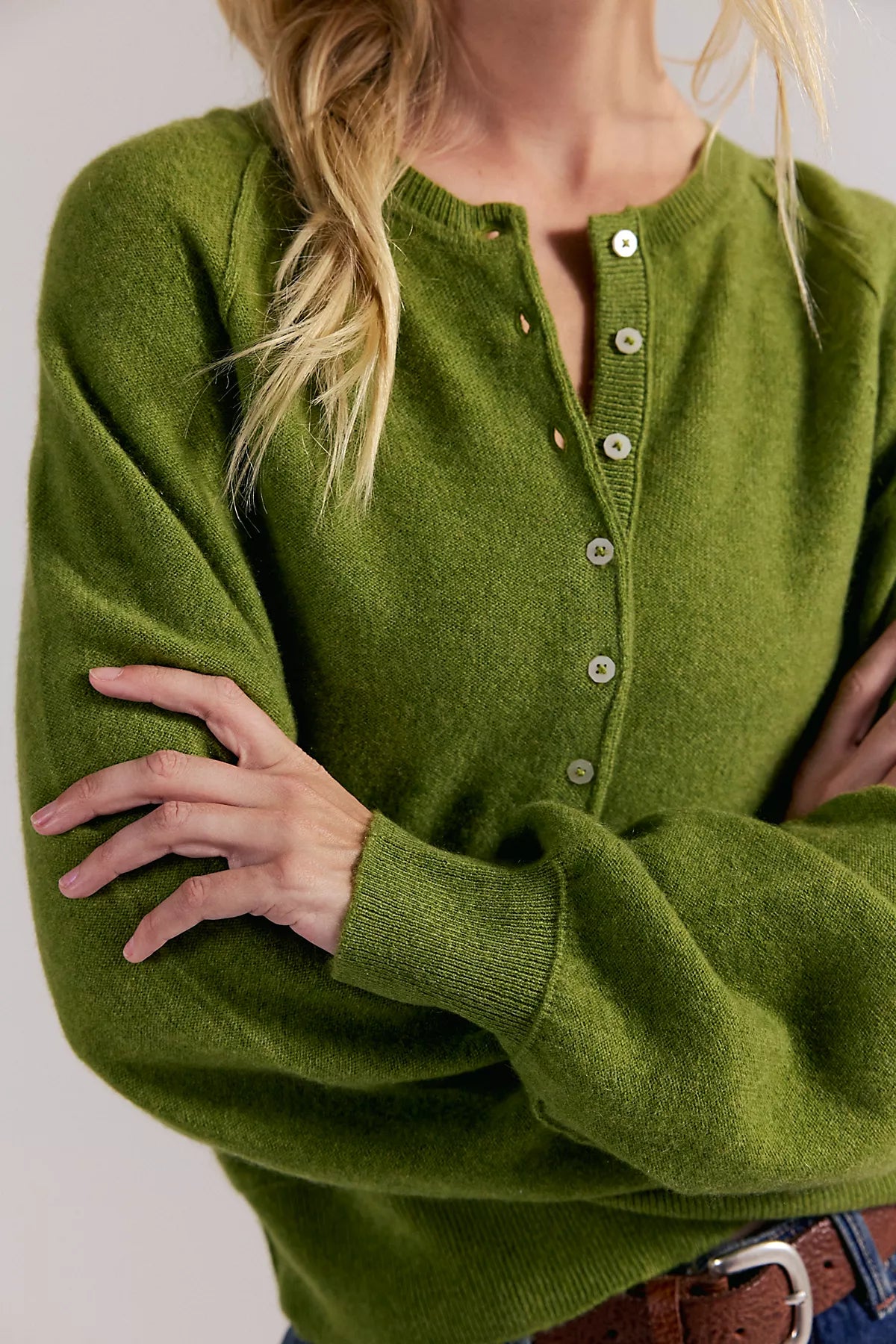 Porta Cashmere Henley Sweater
