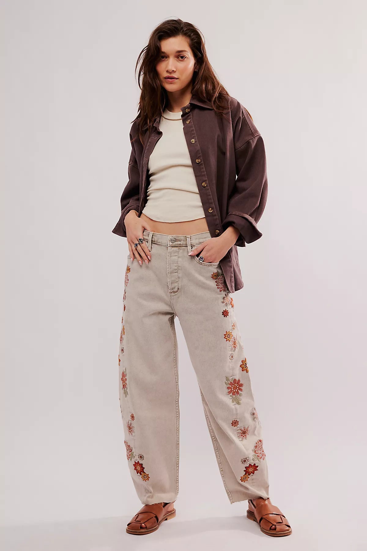 Driftwood Parker Embroidered Jeans