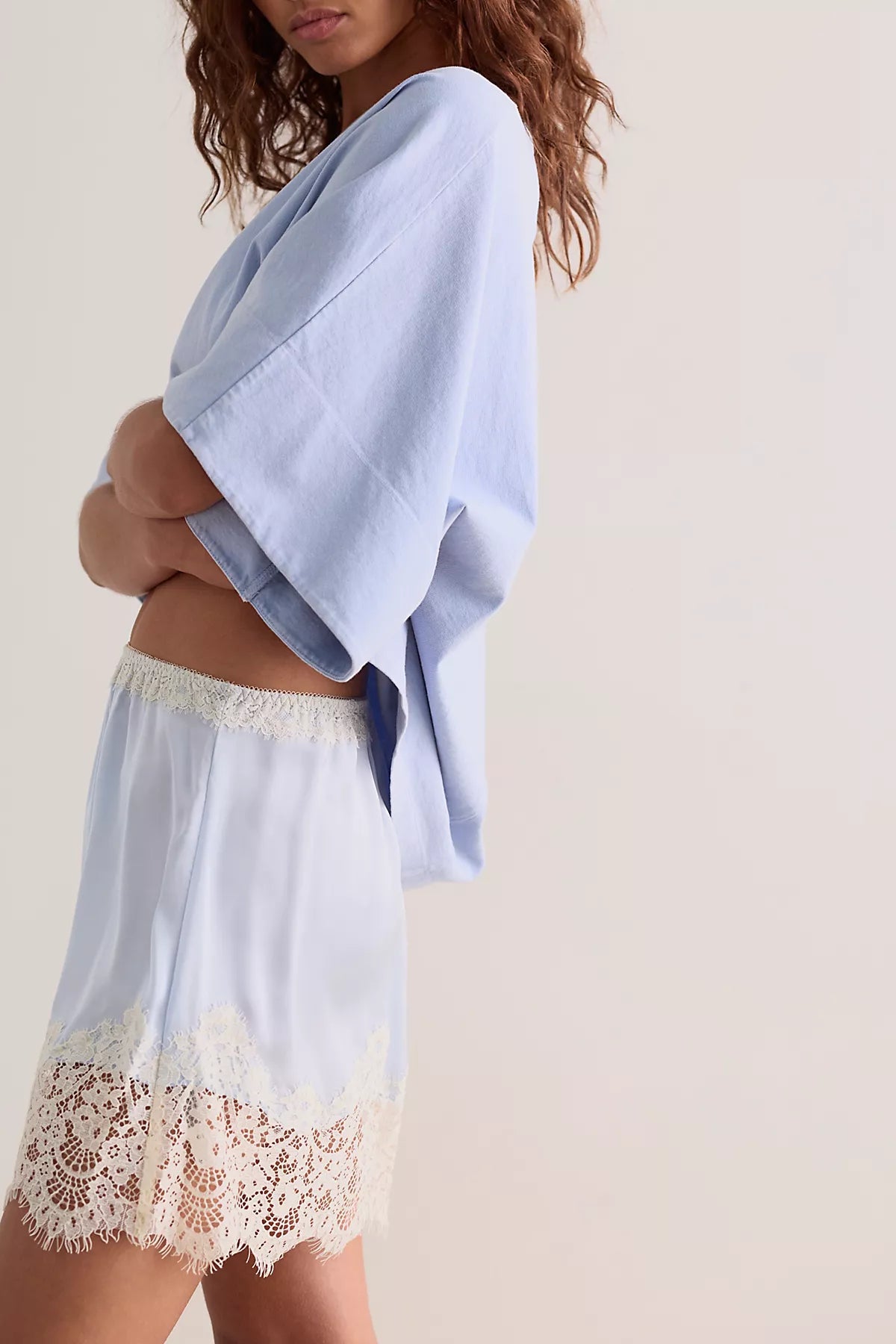 Meet Me In The Middle Mini Slip Skirt