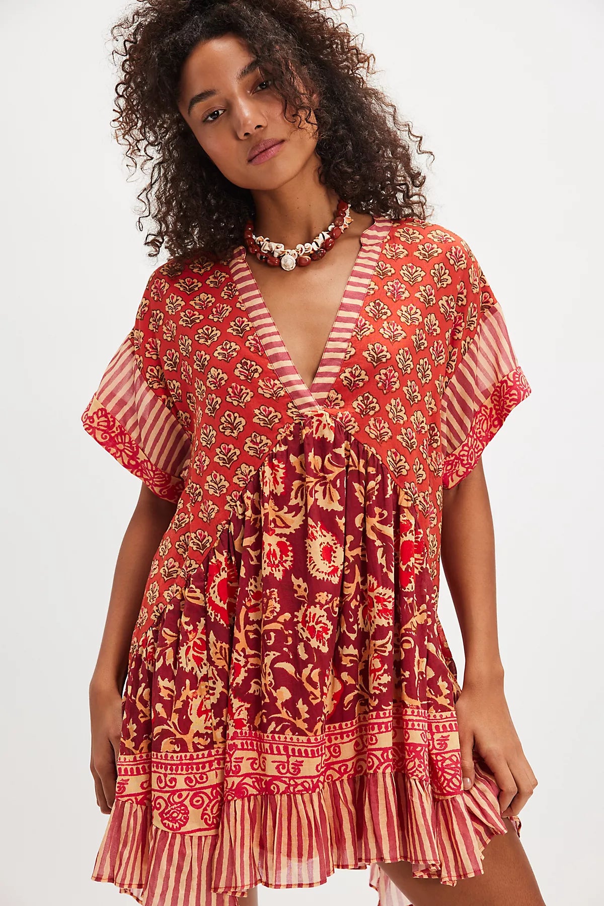Agnes Printed Mini Dress