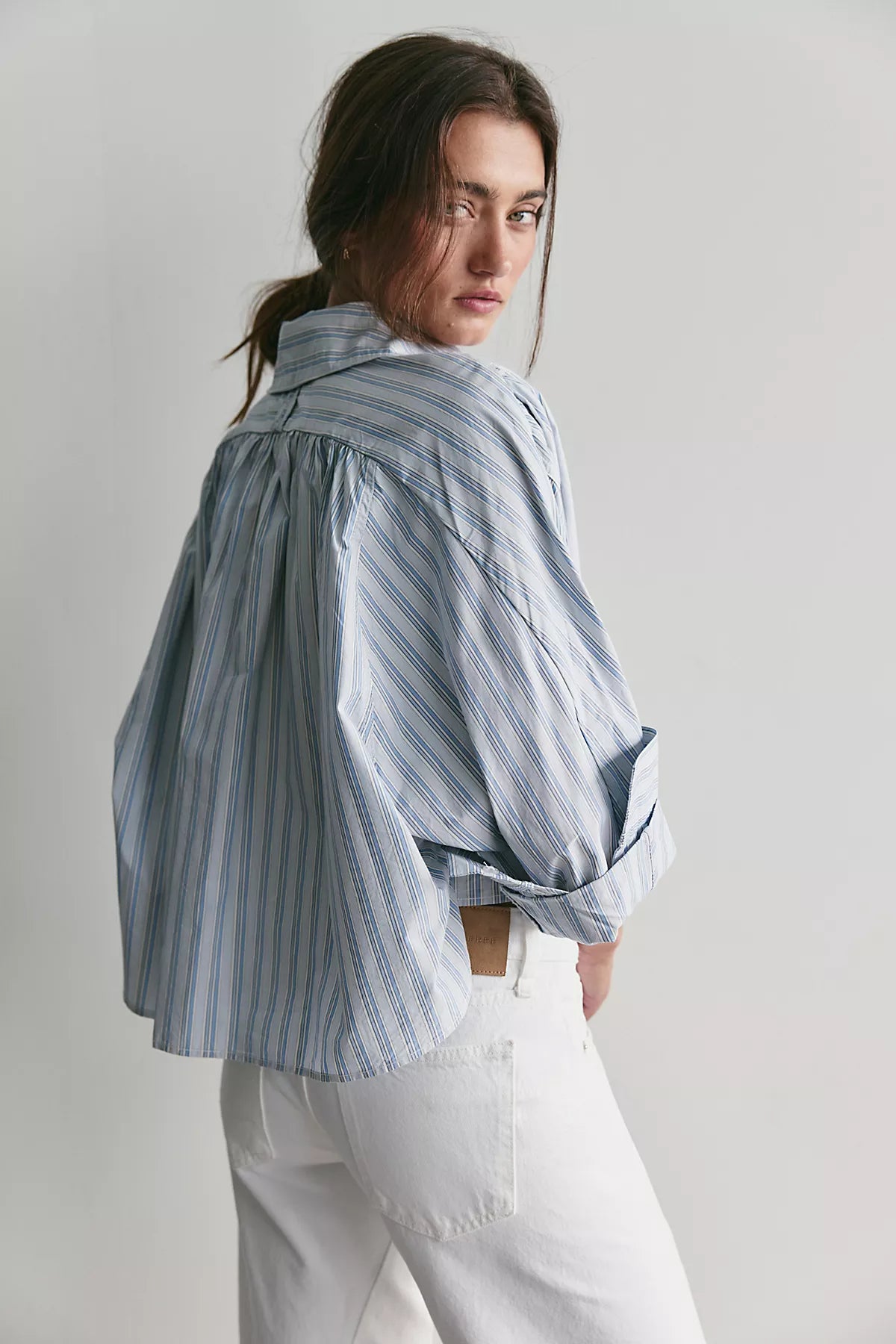We The Free Mira Pinstripe Top
