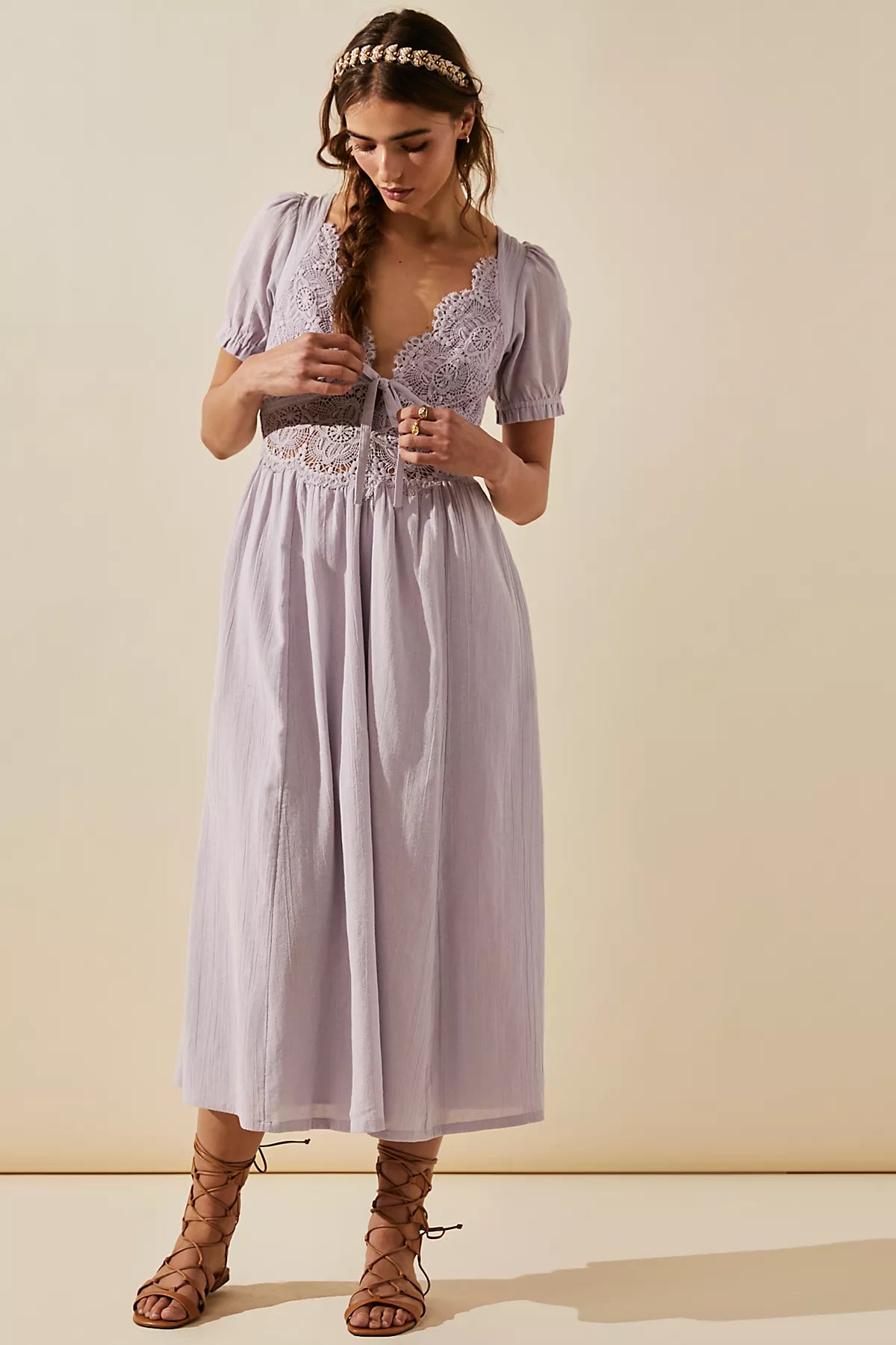 All You Need Is Lace Midi Dress