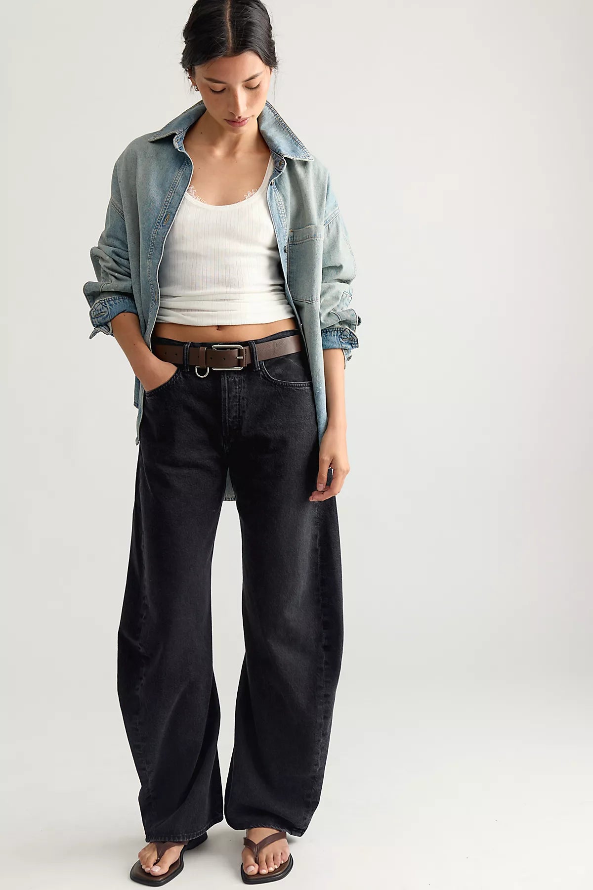 AGOLDE Spiral Twisted Seam Jeans
