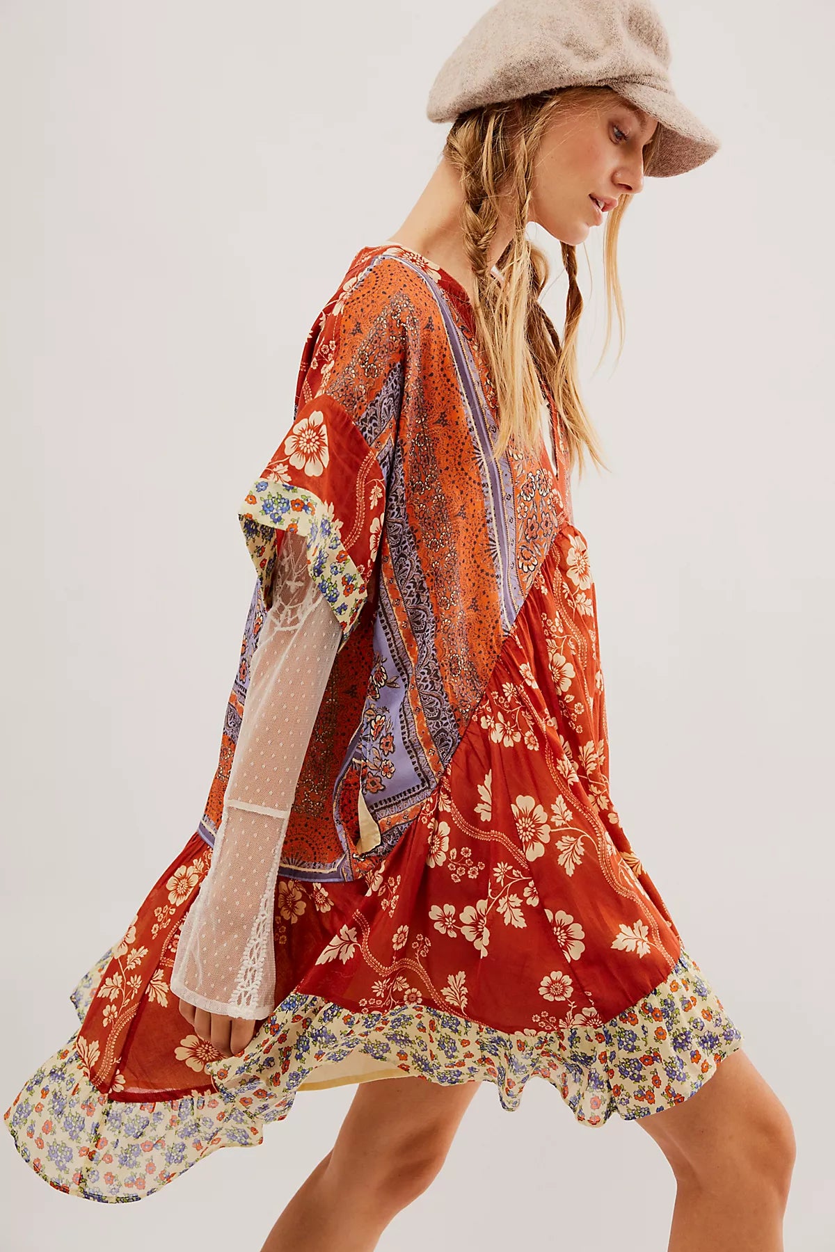 Agnes Printed Mini Dress