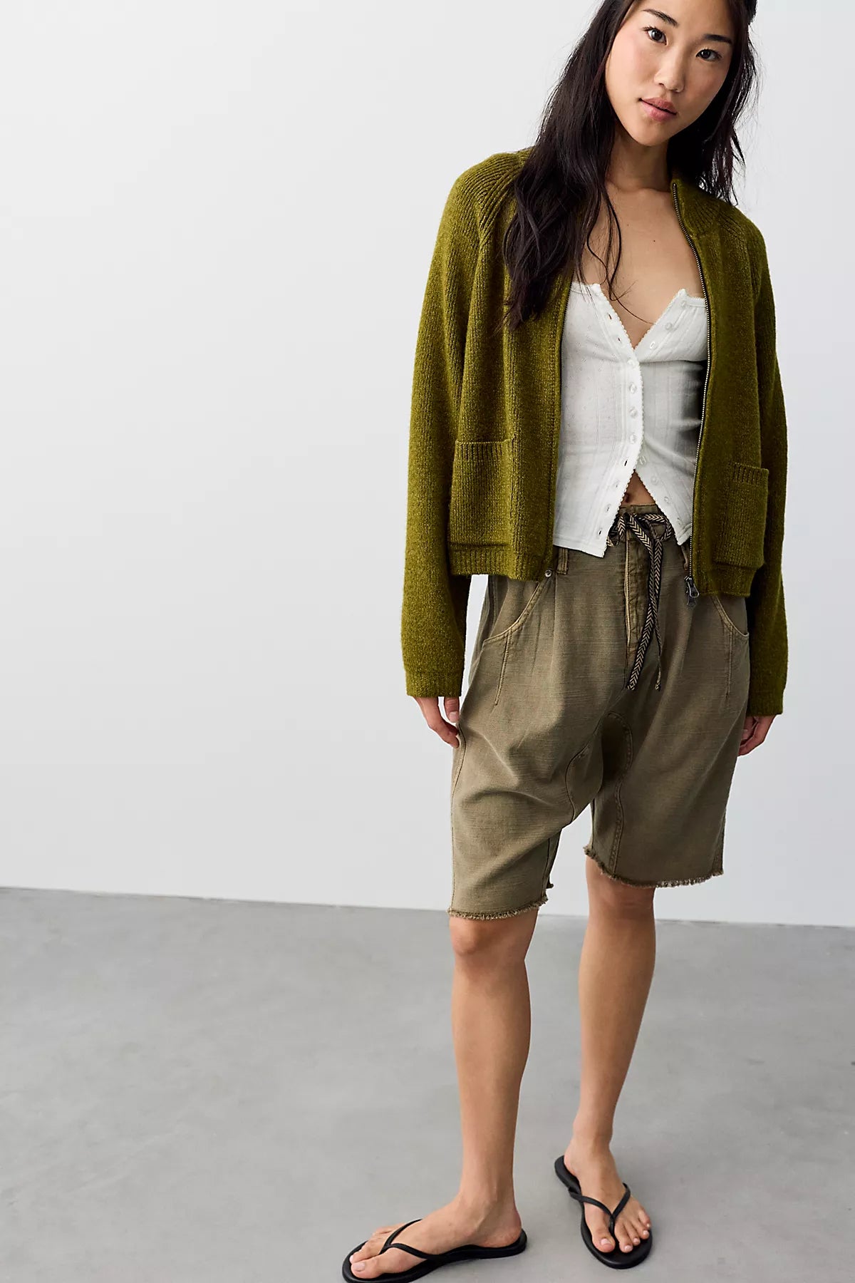 We The Free On It Zip-Up Cardigan