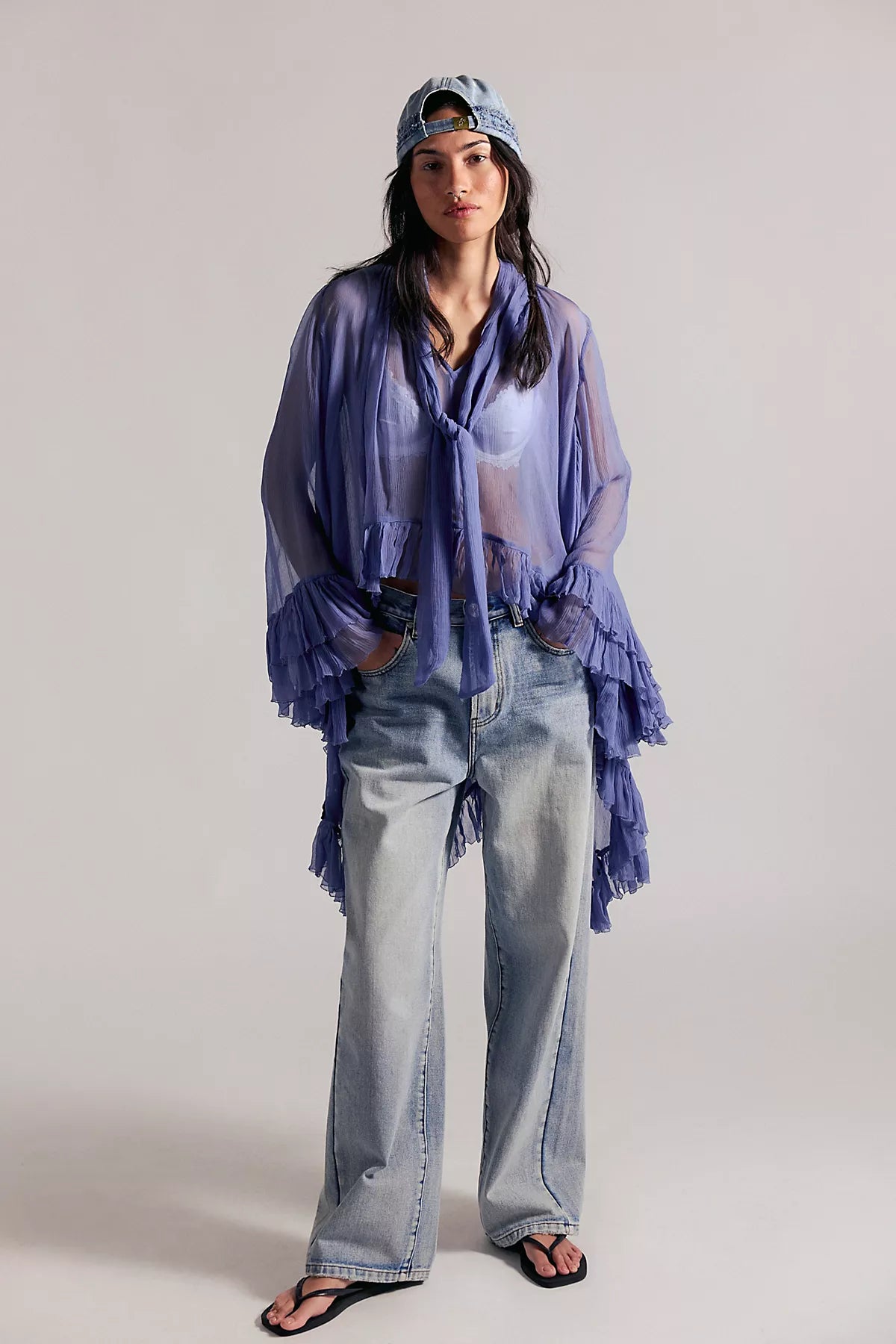 Full Sleeve Frill Top