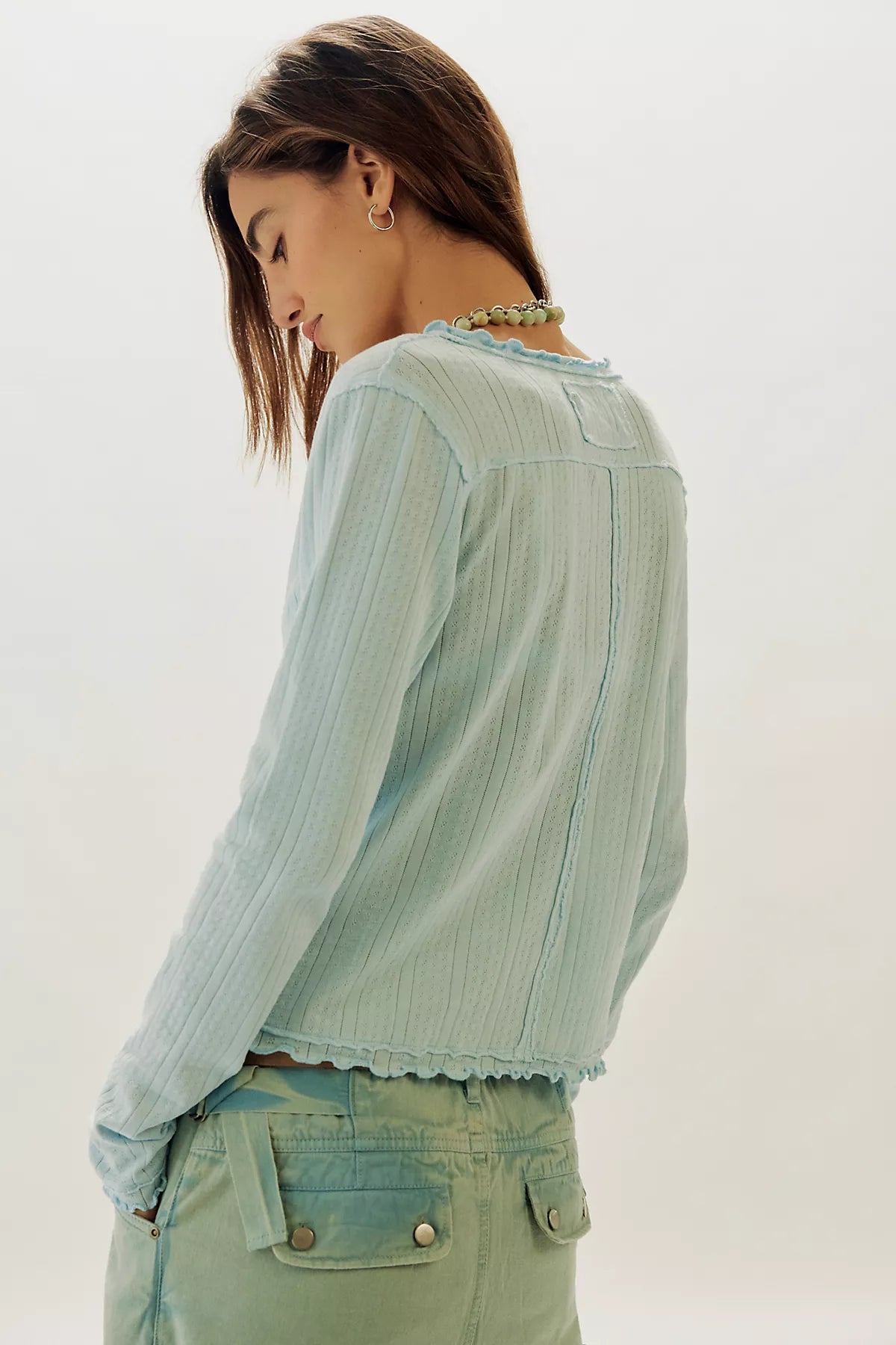 We The Free Penny Pointelle Cardi