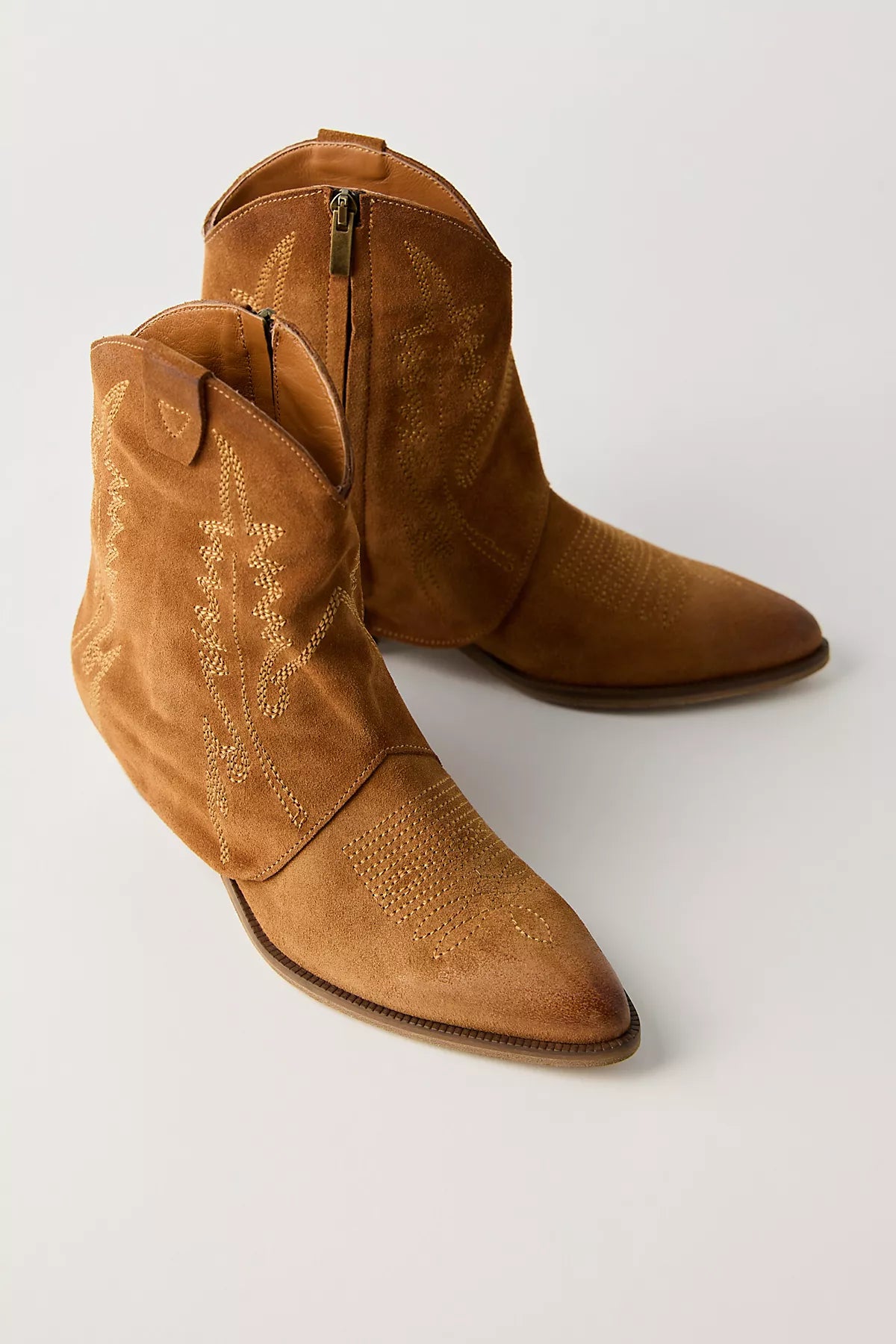 Asher Western Ankle Boots