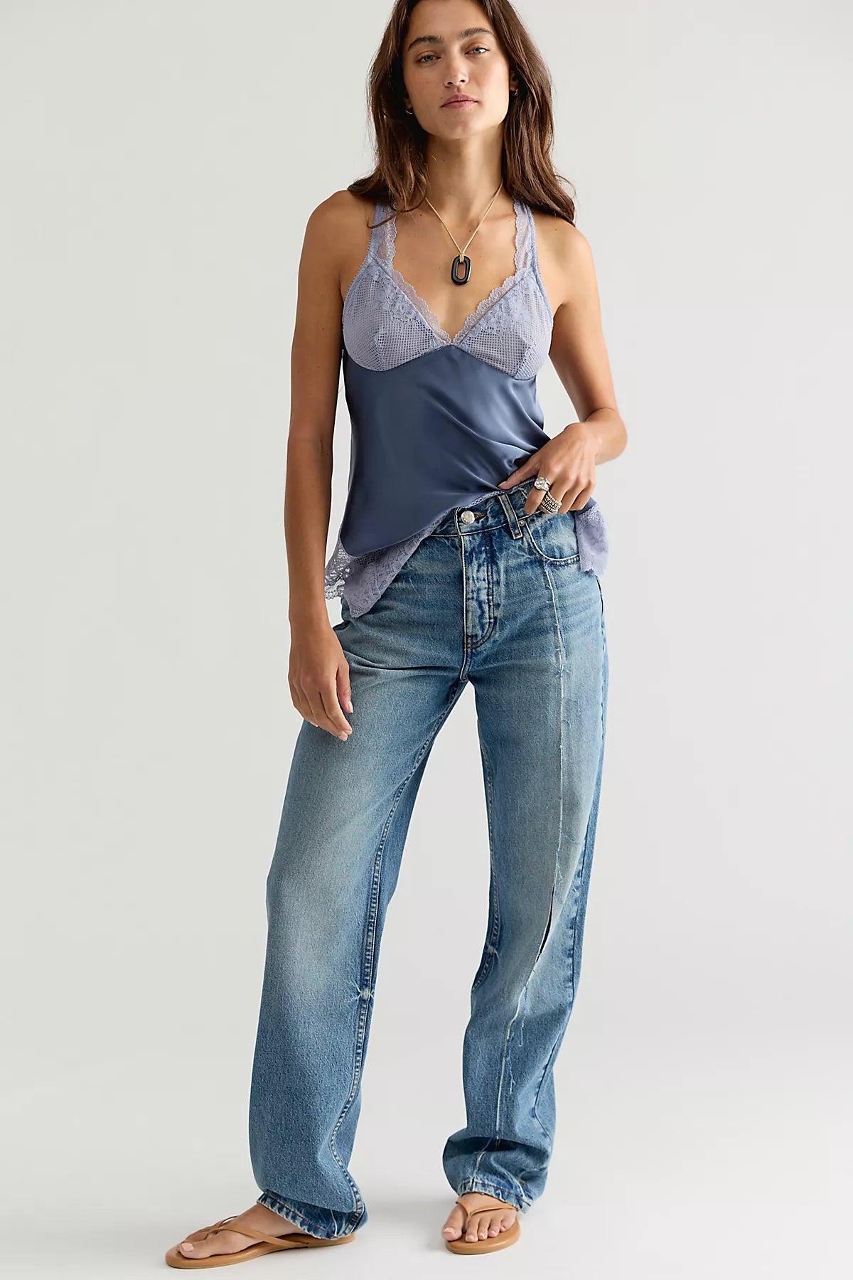 Dala Alley High-Rise Straight Jeans