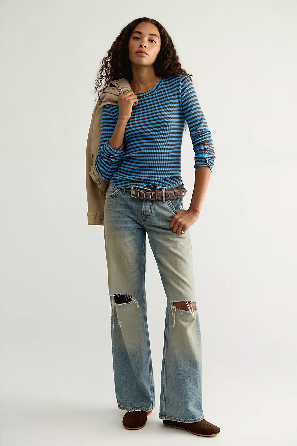 We The Free Easy Does It Striped Tee