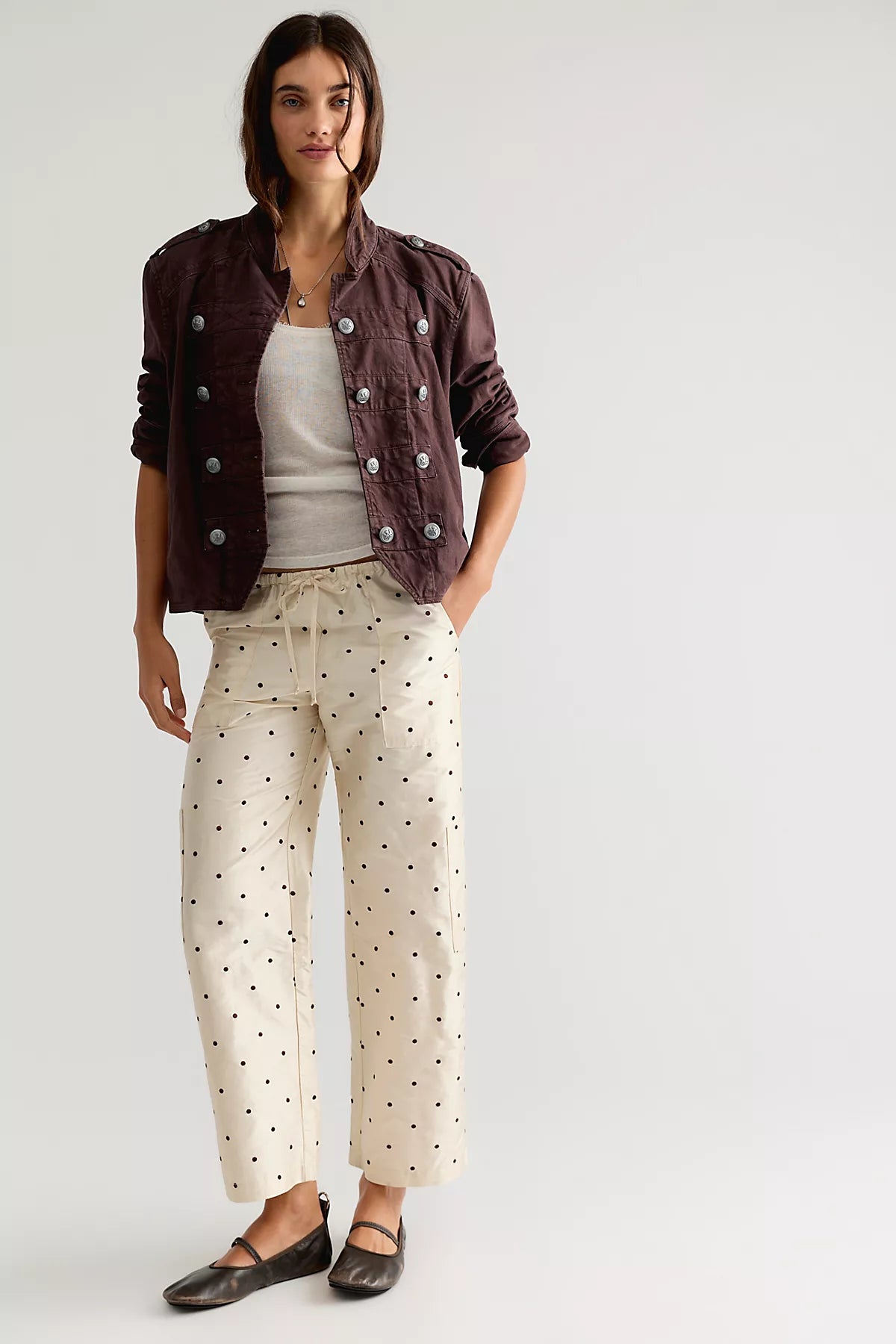 DONNI. The Taffeta Drawstring Cargo Pants