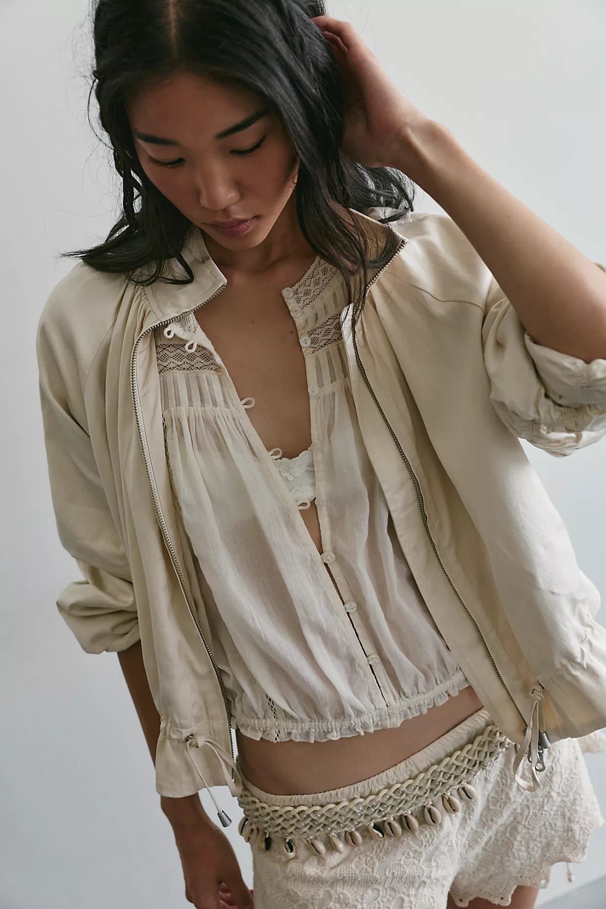 Devon Solid Balloon Jacket