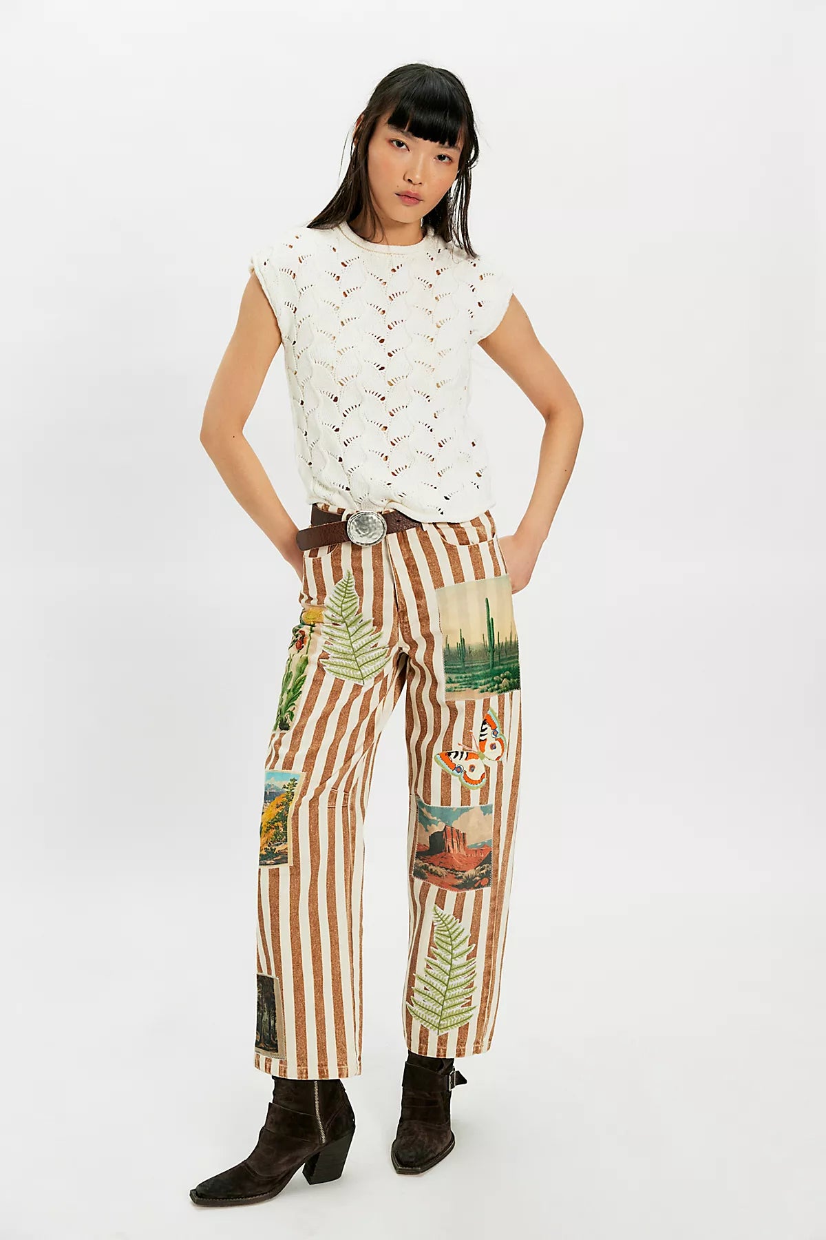 Denim And Bone Roadtrip Striped Jeans