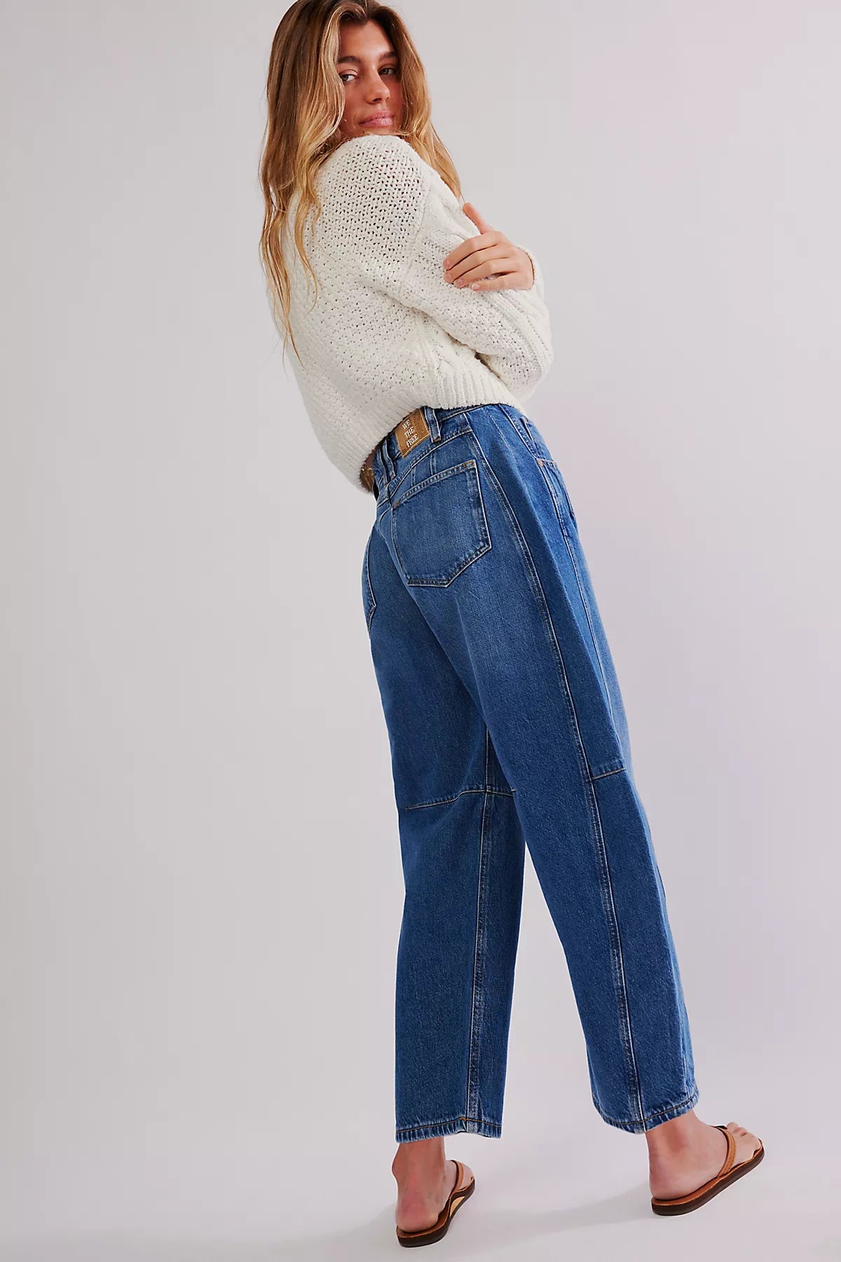 We The Free CRVY Venus Barrel Jeans