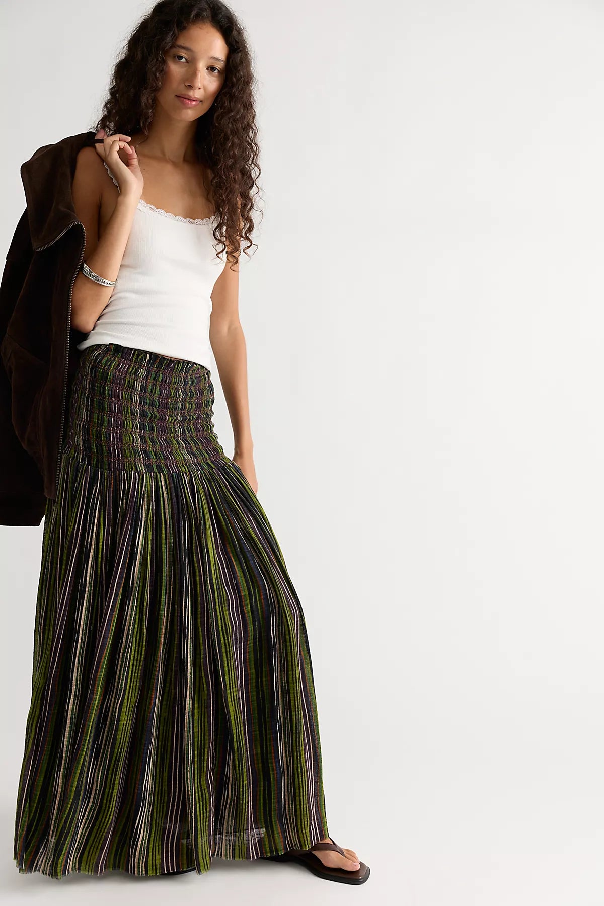 FP One Ravenna Printed Convertible Maxi Skirt