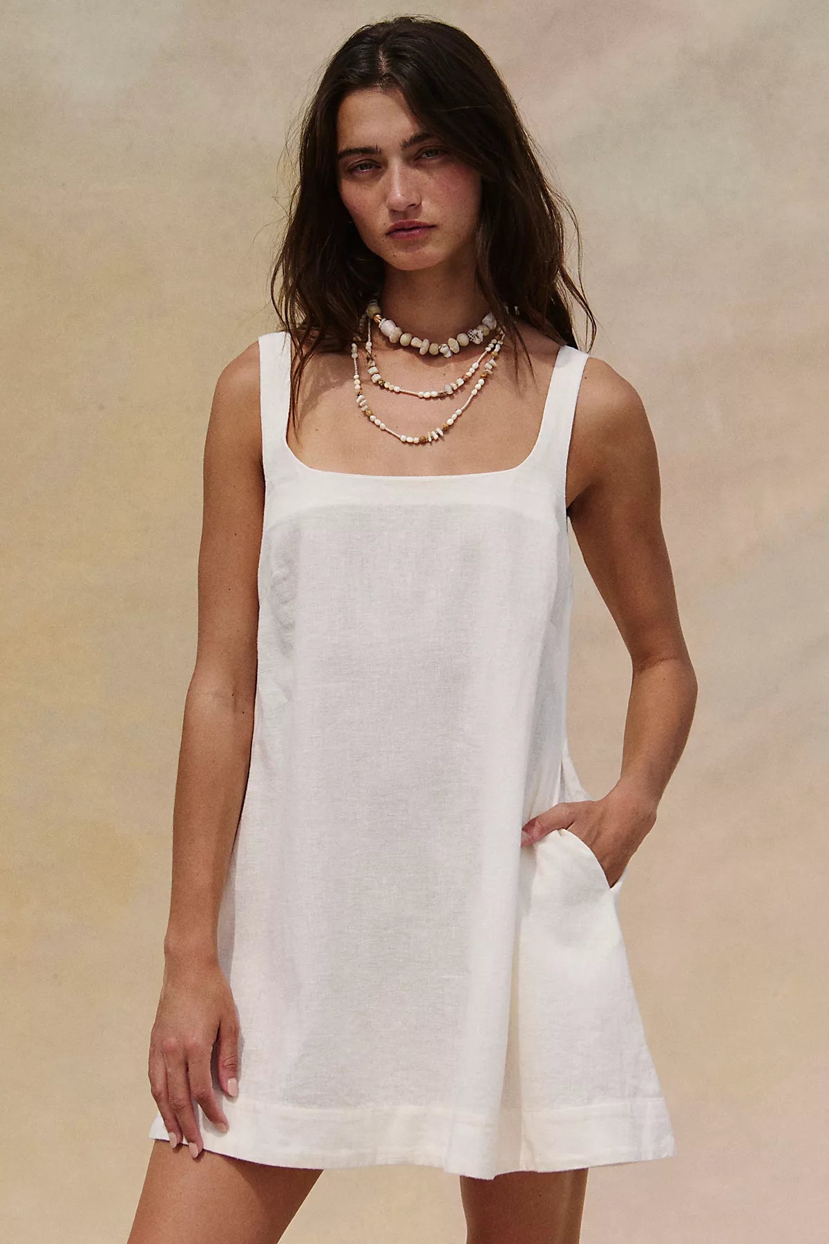 Breezy Linen Mini Dress