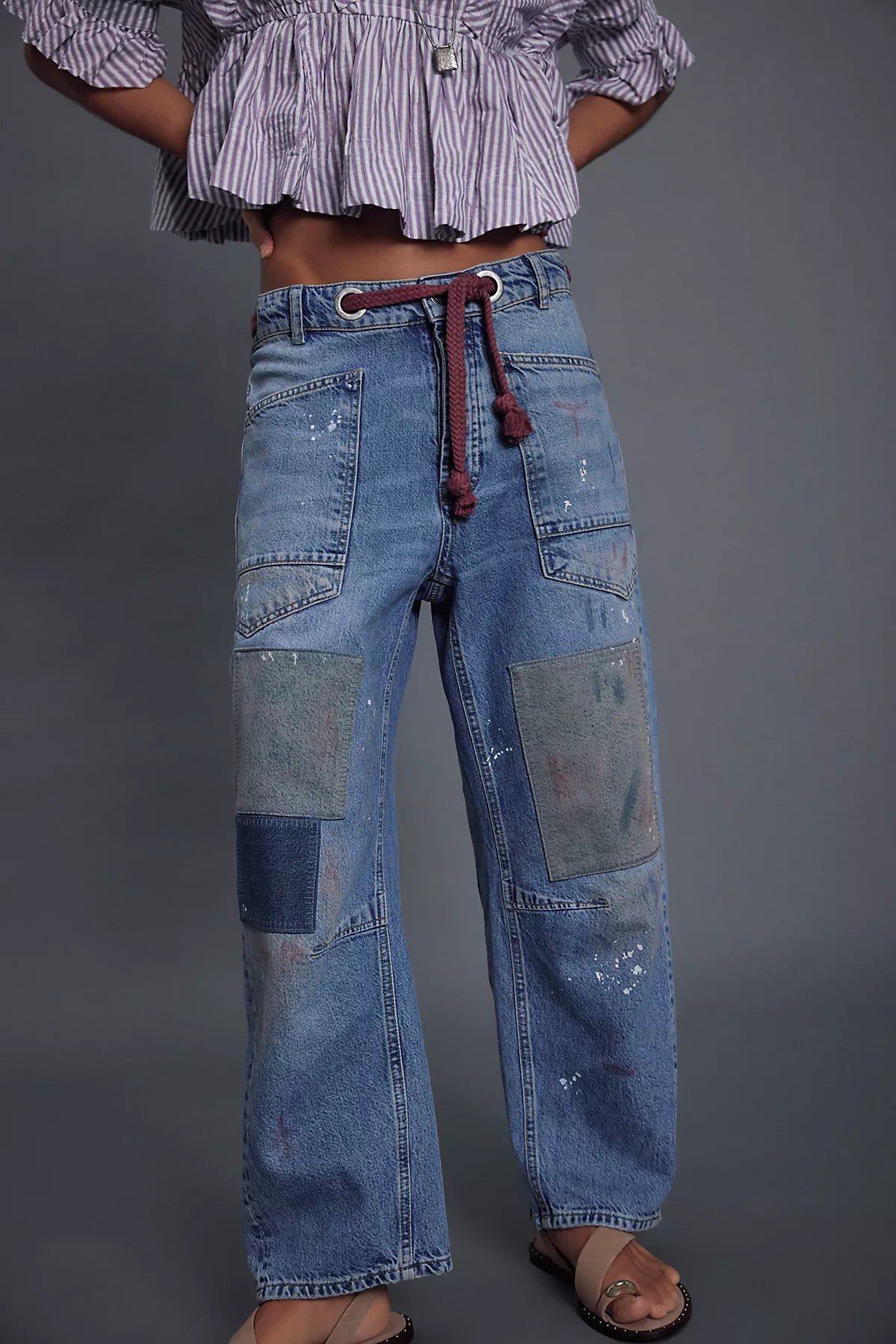We The Free Moxie Pull-On Barrel Jeans
