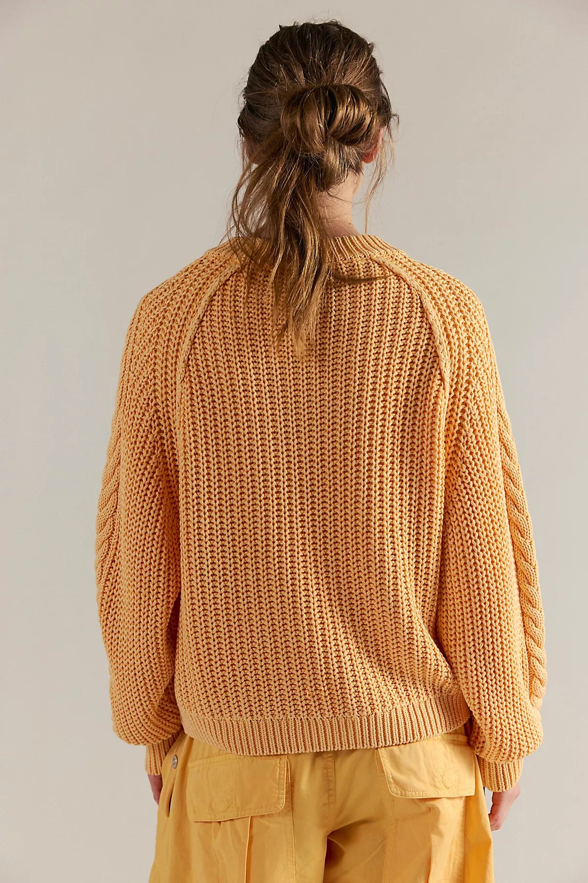 Frankie Cable Knit Cotton Sweater