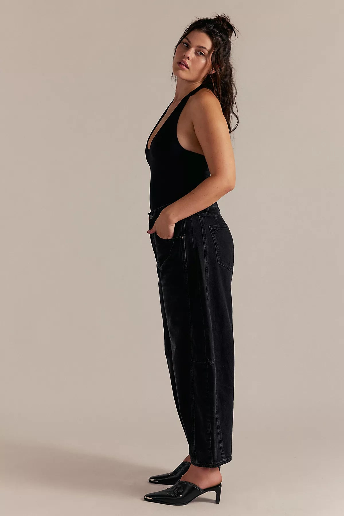 We The Free CRVY Venus Barrel Jeans
