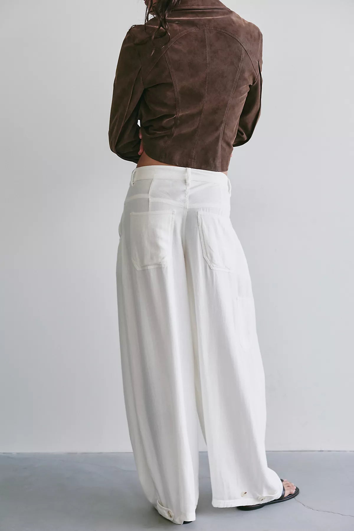 About It Baggy Linen Trousers