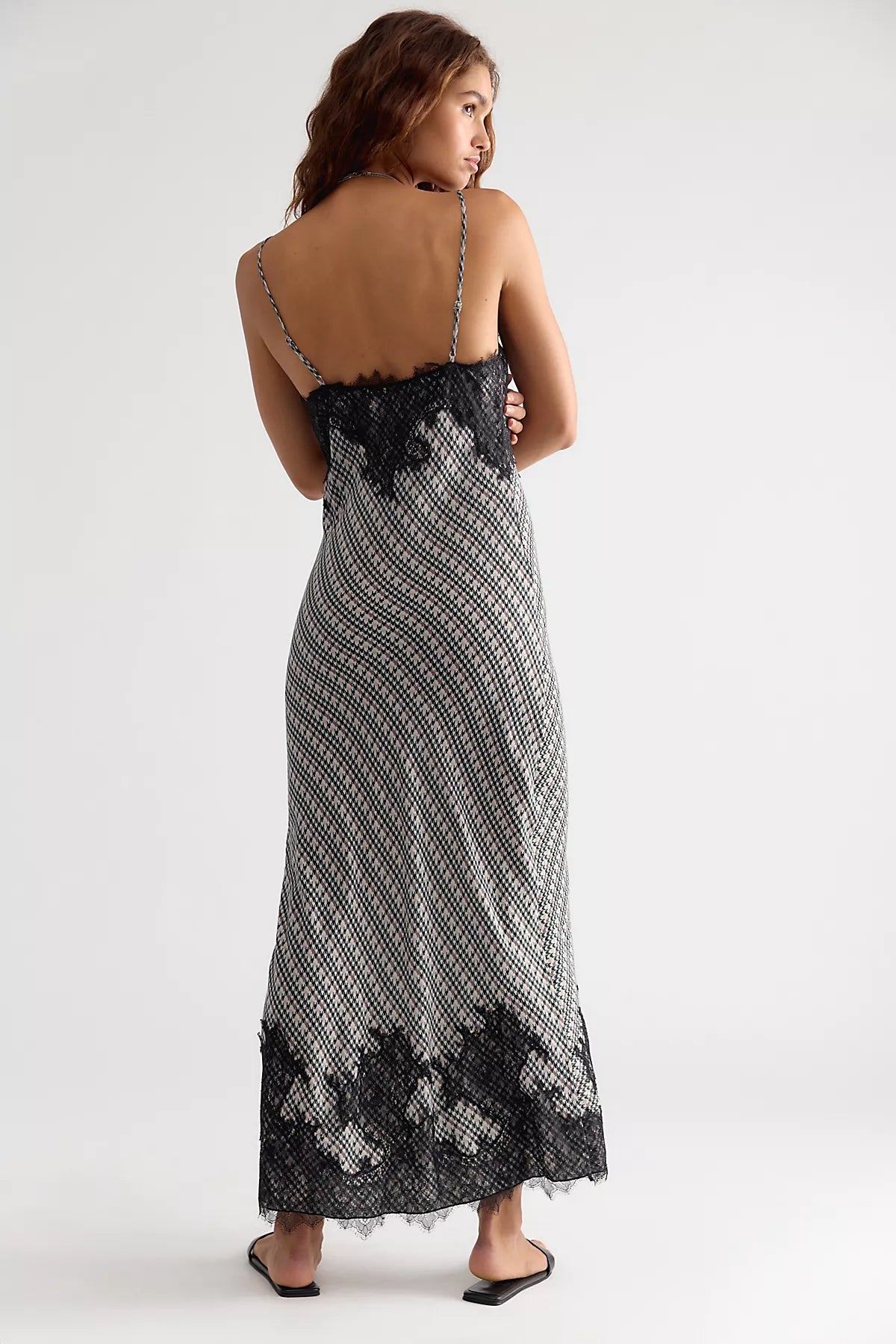 Check Me Out Column Slip Dress