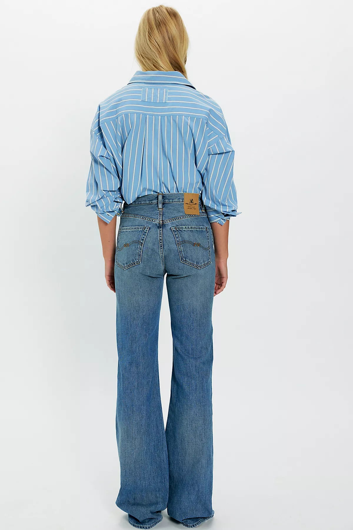 Denimist Dena Mid-Rise Flare Jeans
