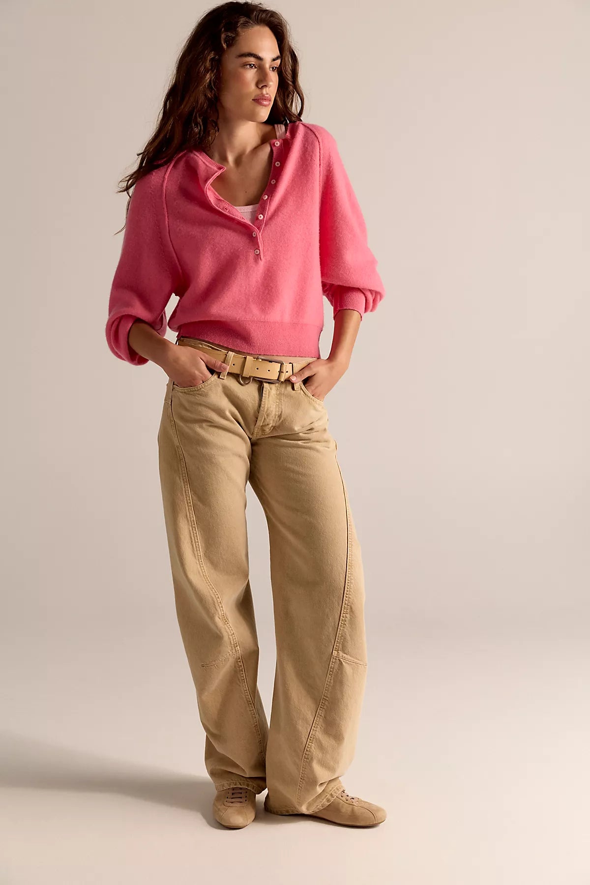 Porta Cashmere Henley Sweater