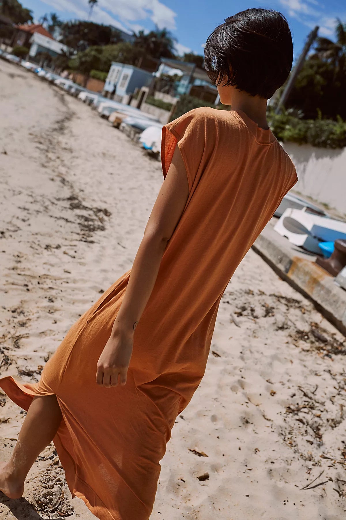 All Day Long Midi T-Shirt Dress