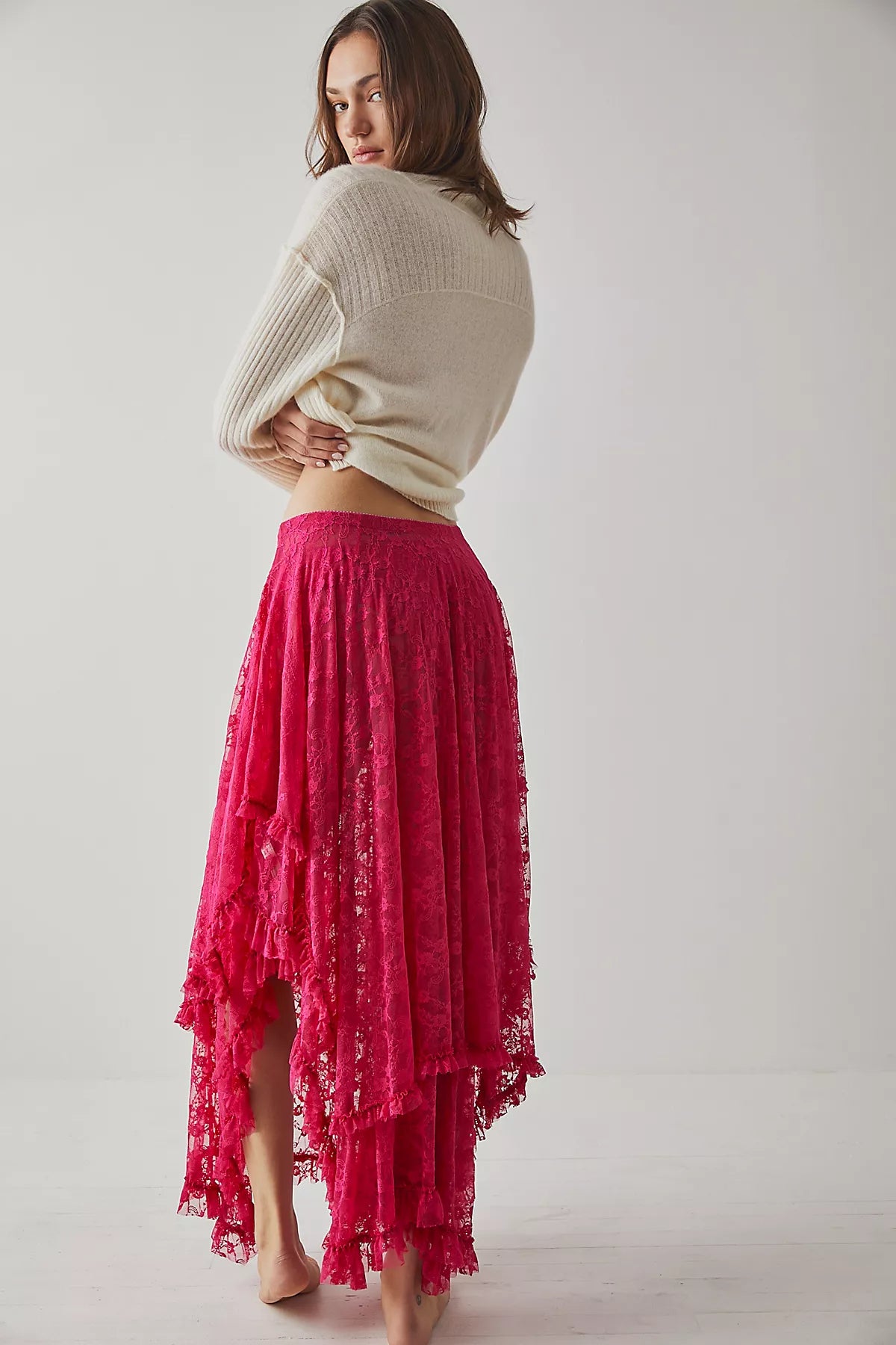 French Courtship Maxi Slip Skirt