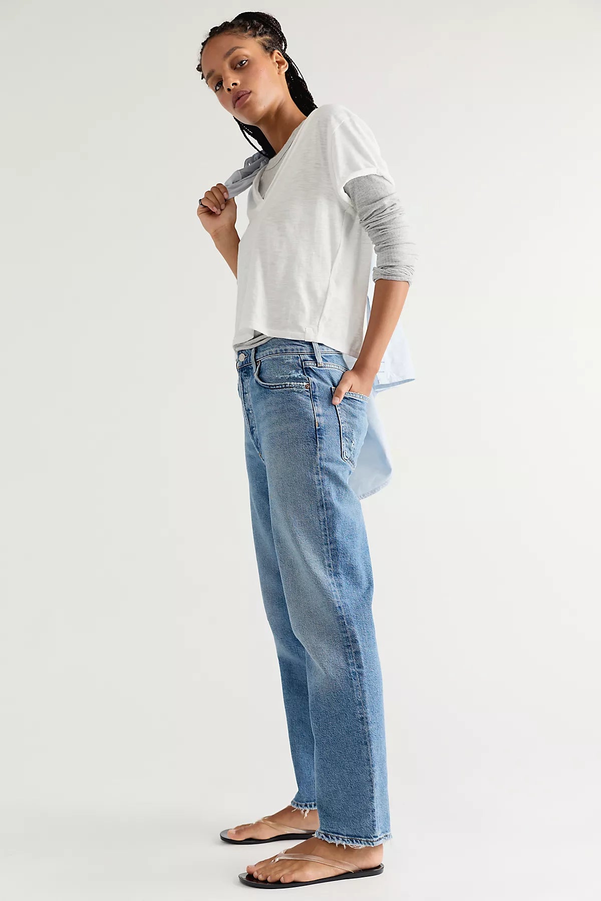 AGOLDE 90s Pinch Waist Crop Jeans