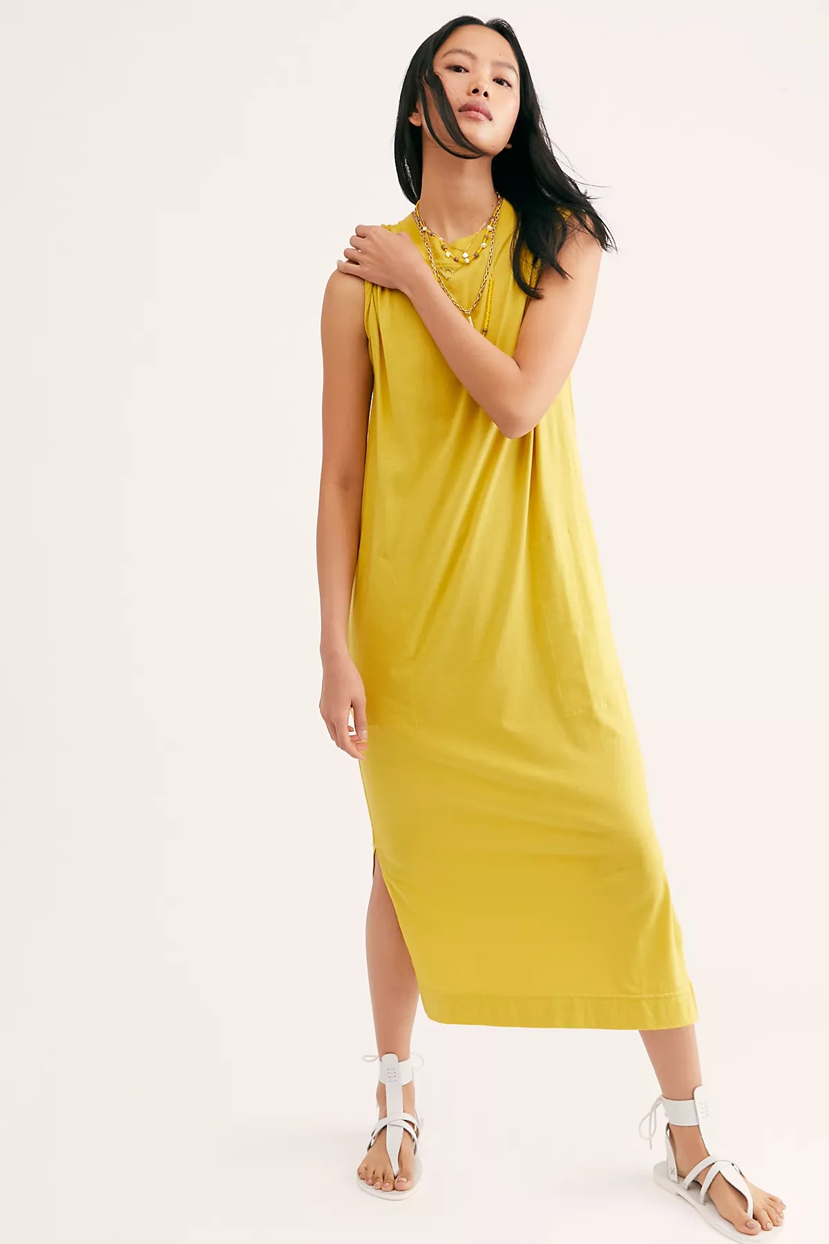 All Day Long Midi T-Shirt Dress