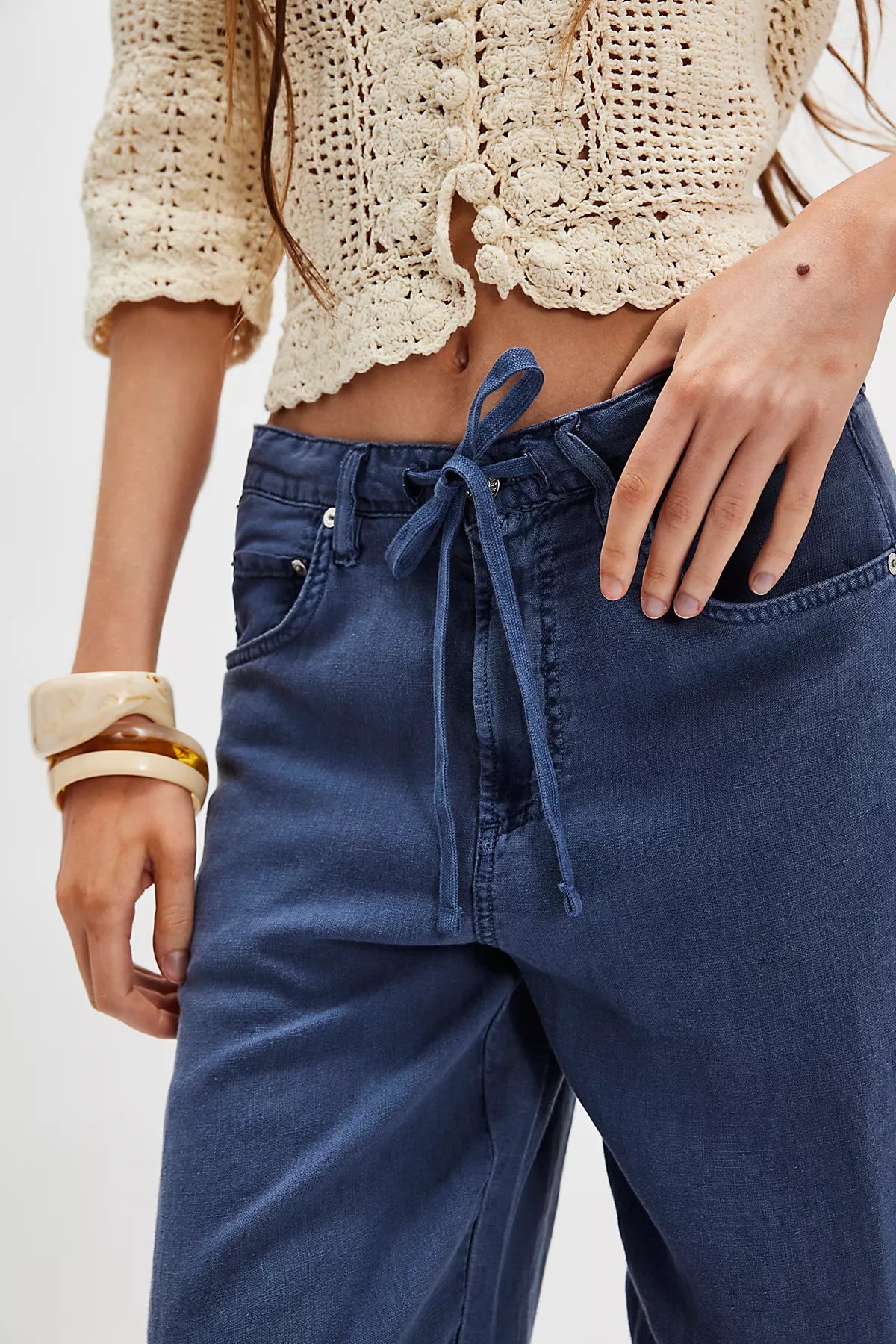 Citizens of Humanity Brynn Drawstring Linen Trousers