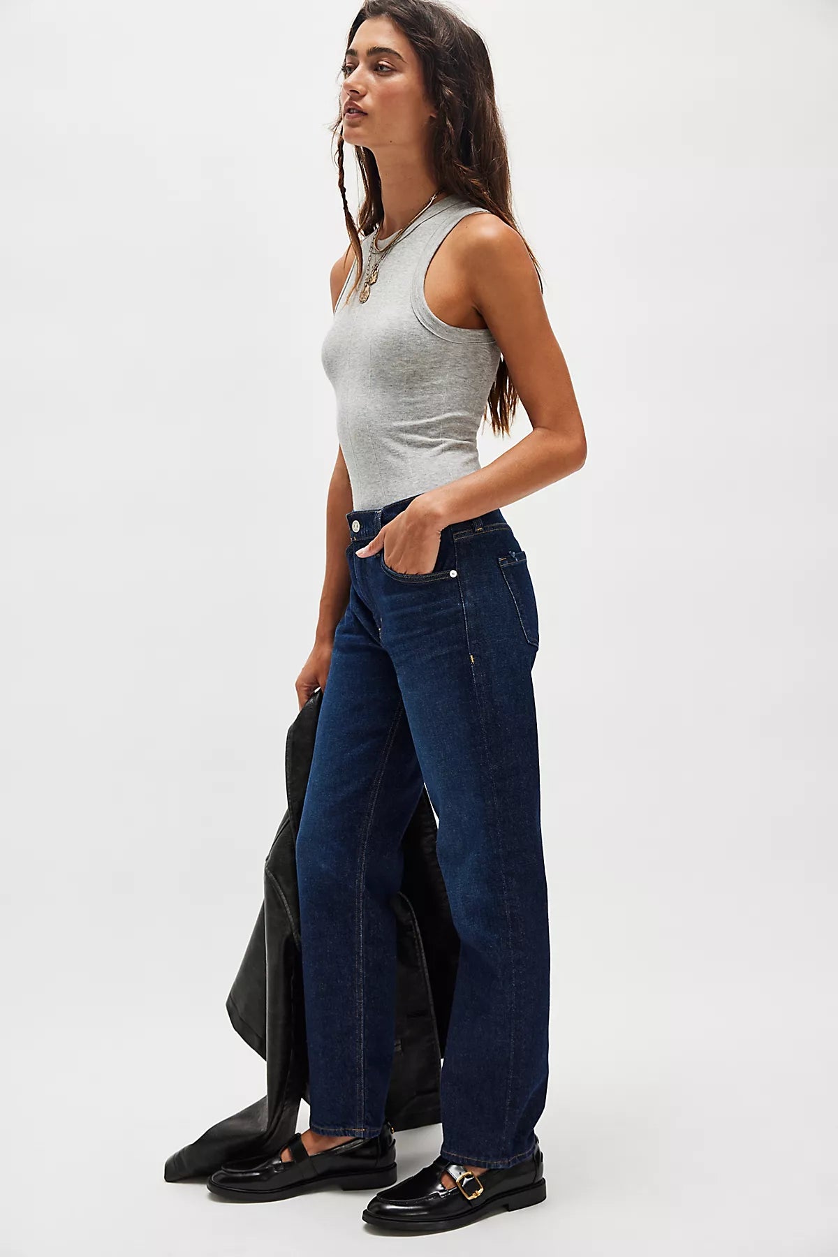 Citizens of Humanity Anissa Low-Rise Straight Leg Jeans