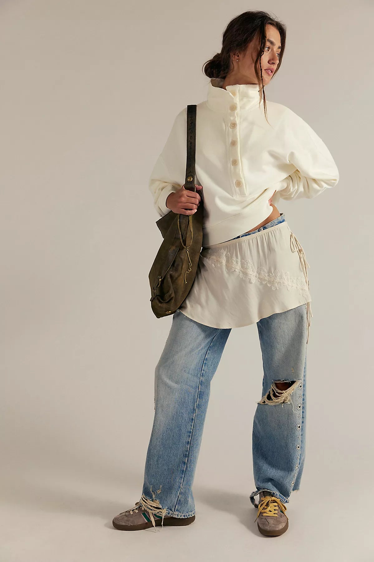 Citizens of Humanity Mirelle Funnel-Neck Sweatshirt