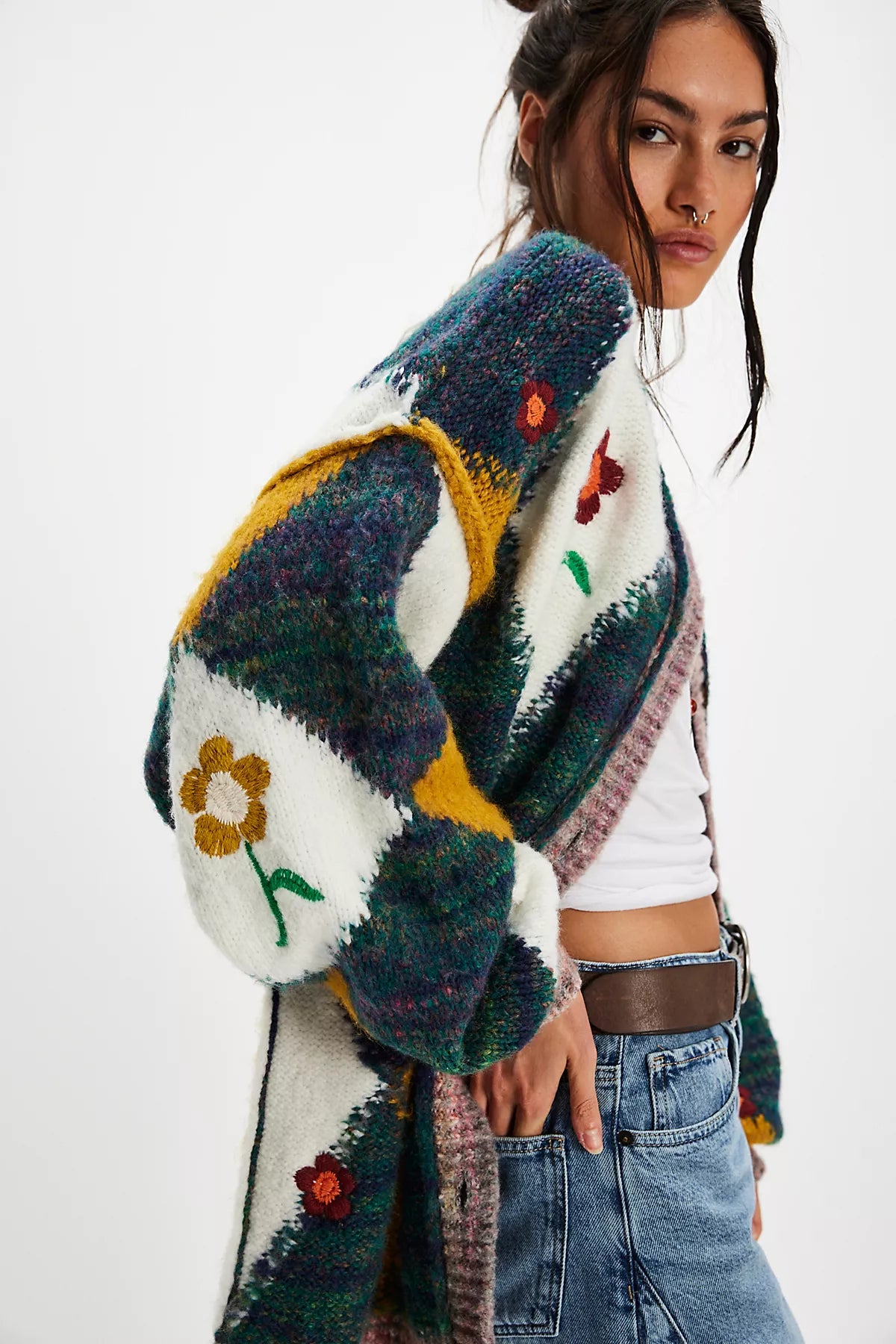 Flower Petal Cardigan