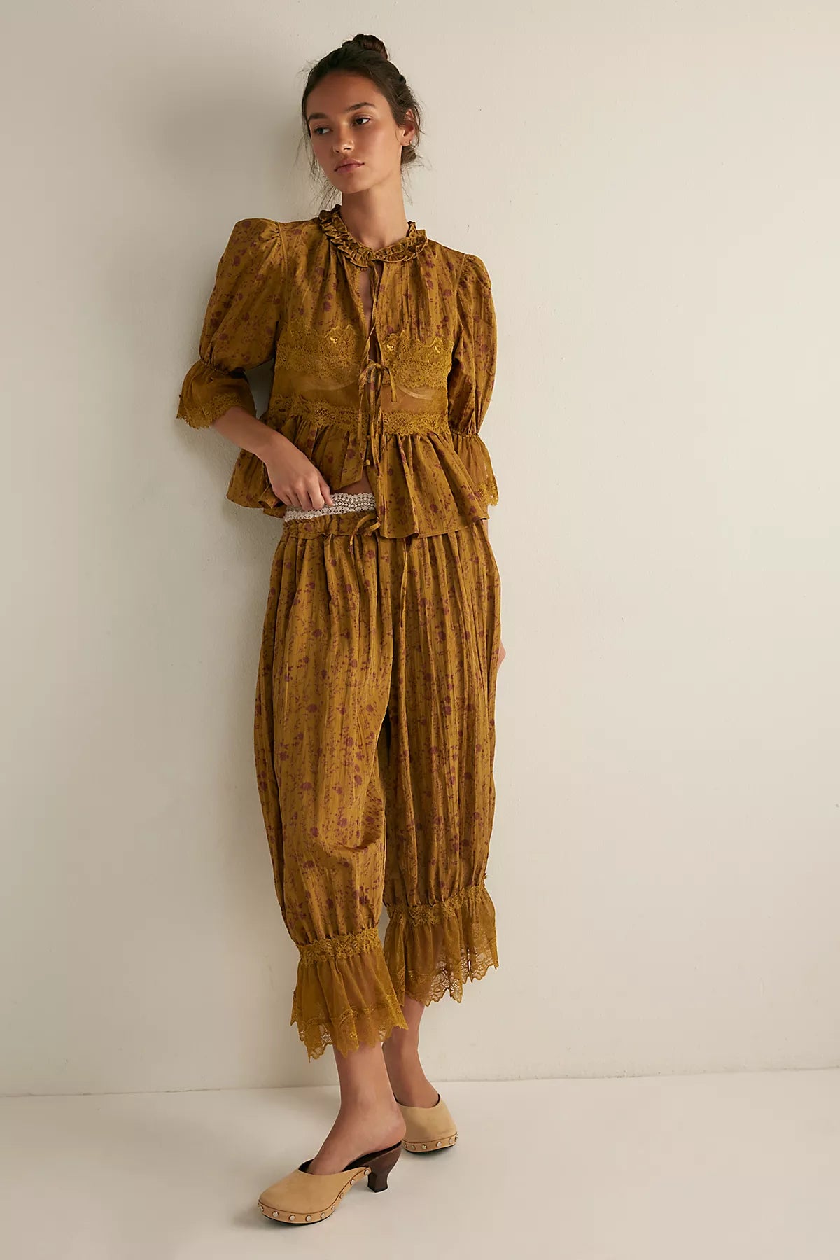Forever Young Printed Bed Jacket