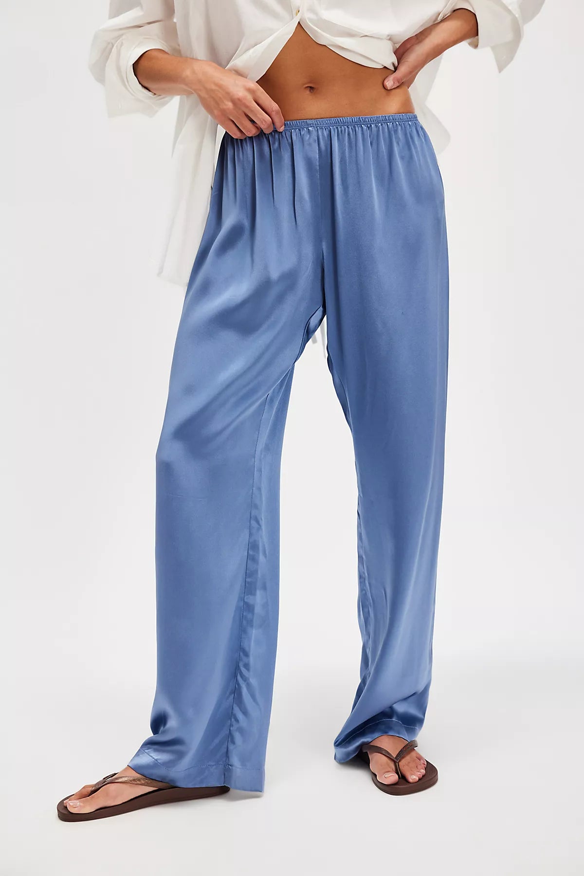 DONNI. The Silk Simple Pants