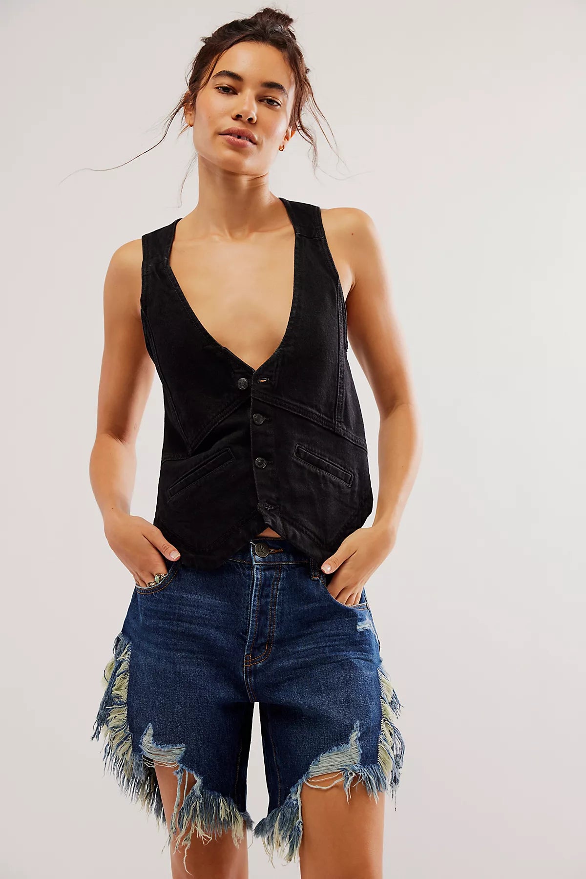 OneTeaspoon Frankies Cutoff Shorts