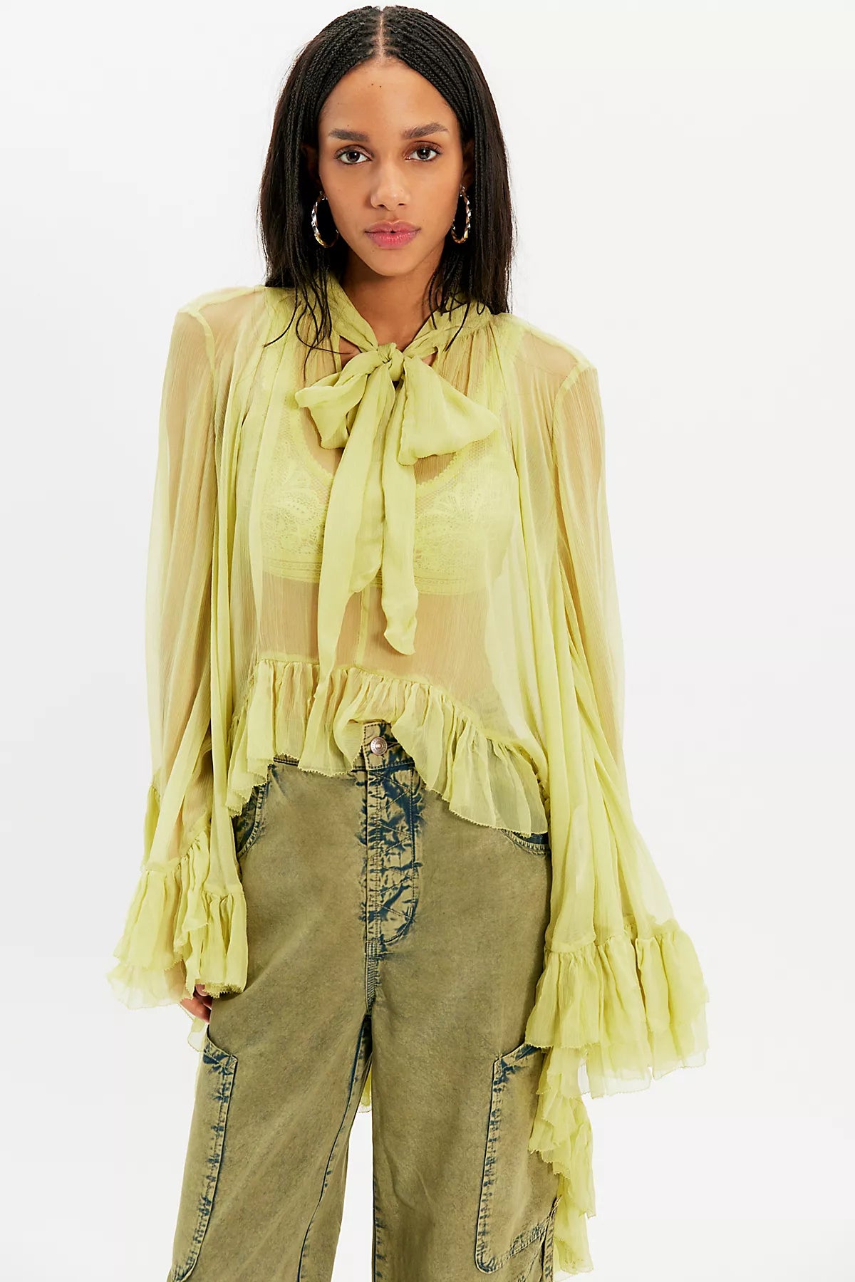 Full Sleeve Frill Top