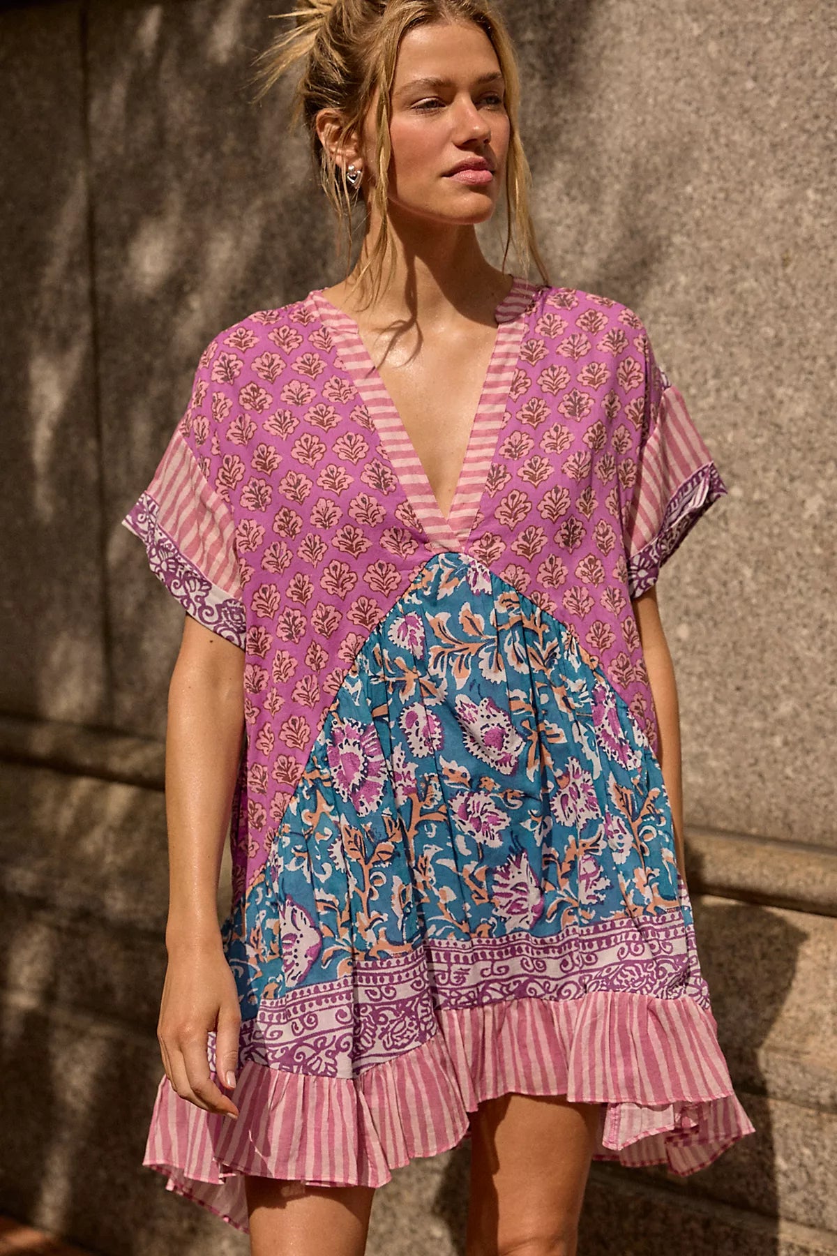 Agnes Printed Mini Dress