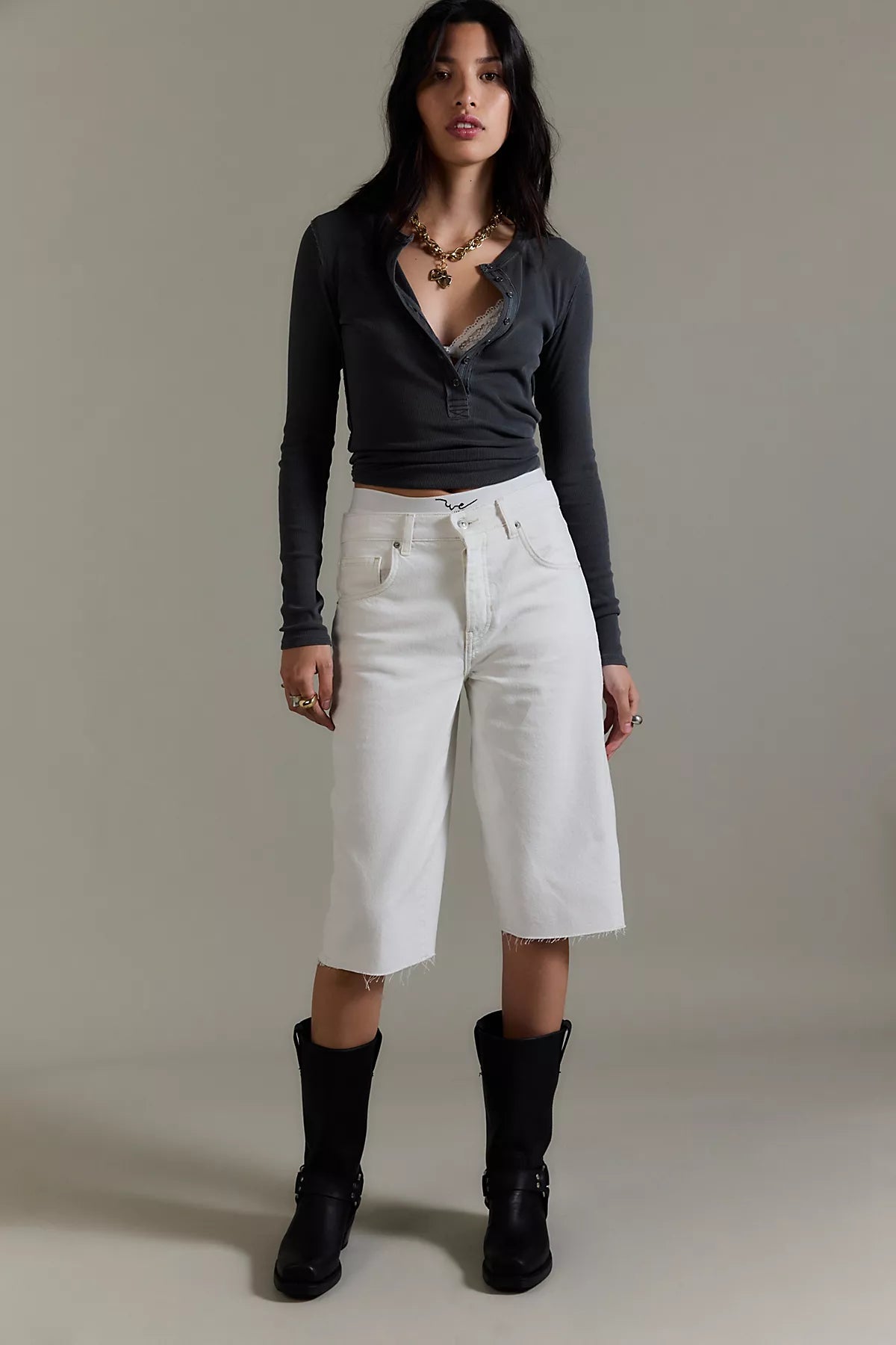 We The Free Low-Rise Relaxed Capri Jeans