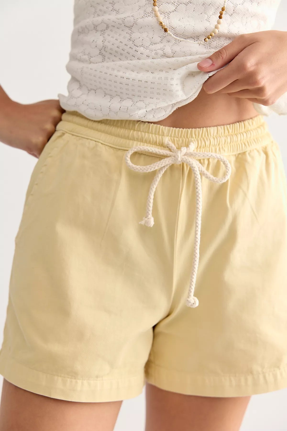 DONNI. Chino Drawstring Shorts
