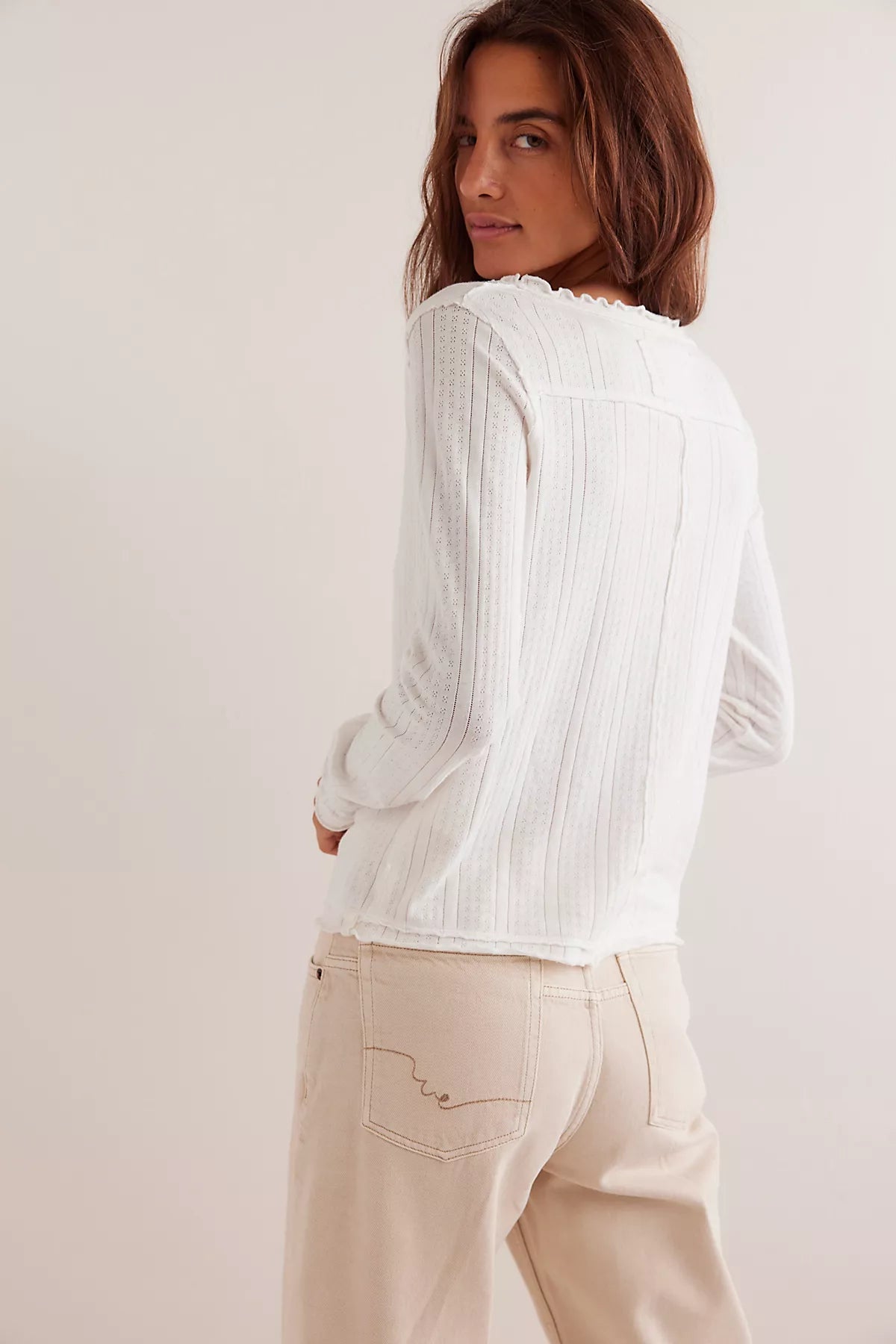 We The Free Penny Pointelle Cardi