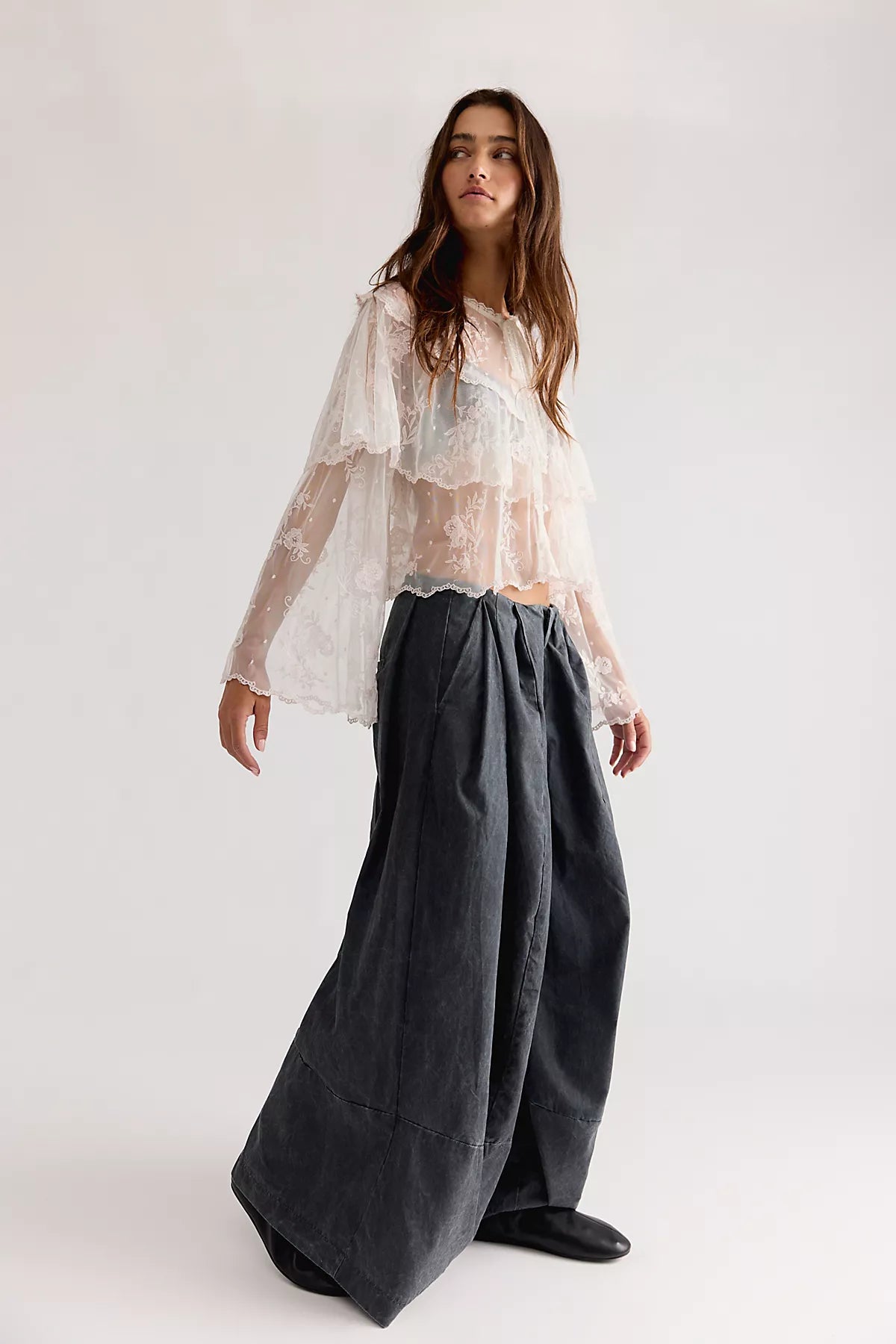Concrete Solid Trousers